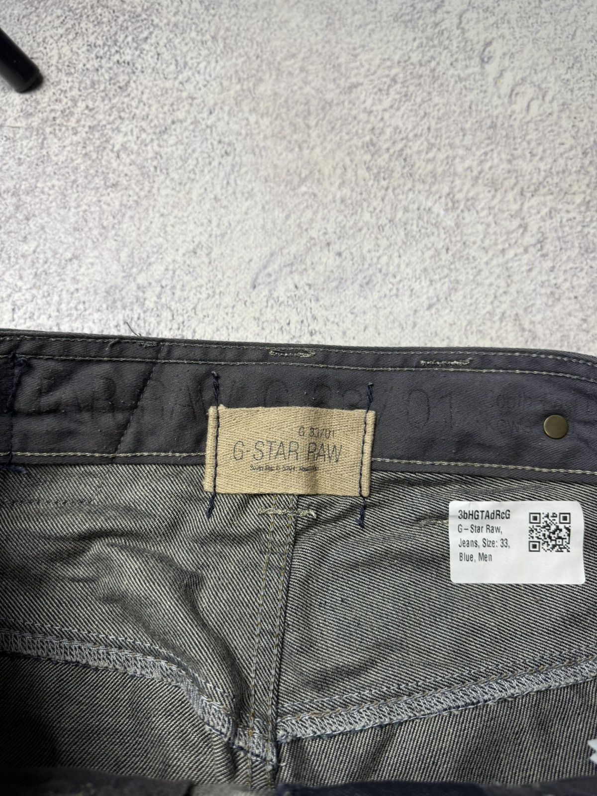 G-Star Vintage G Star Raw Denim Streetwear Jeans Japanese Y2K 30 Size US 31 - 12 Thumbnail