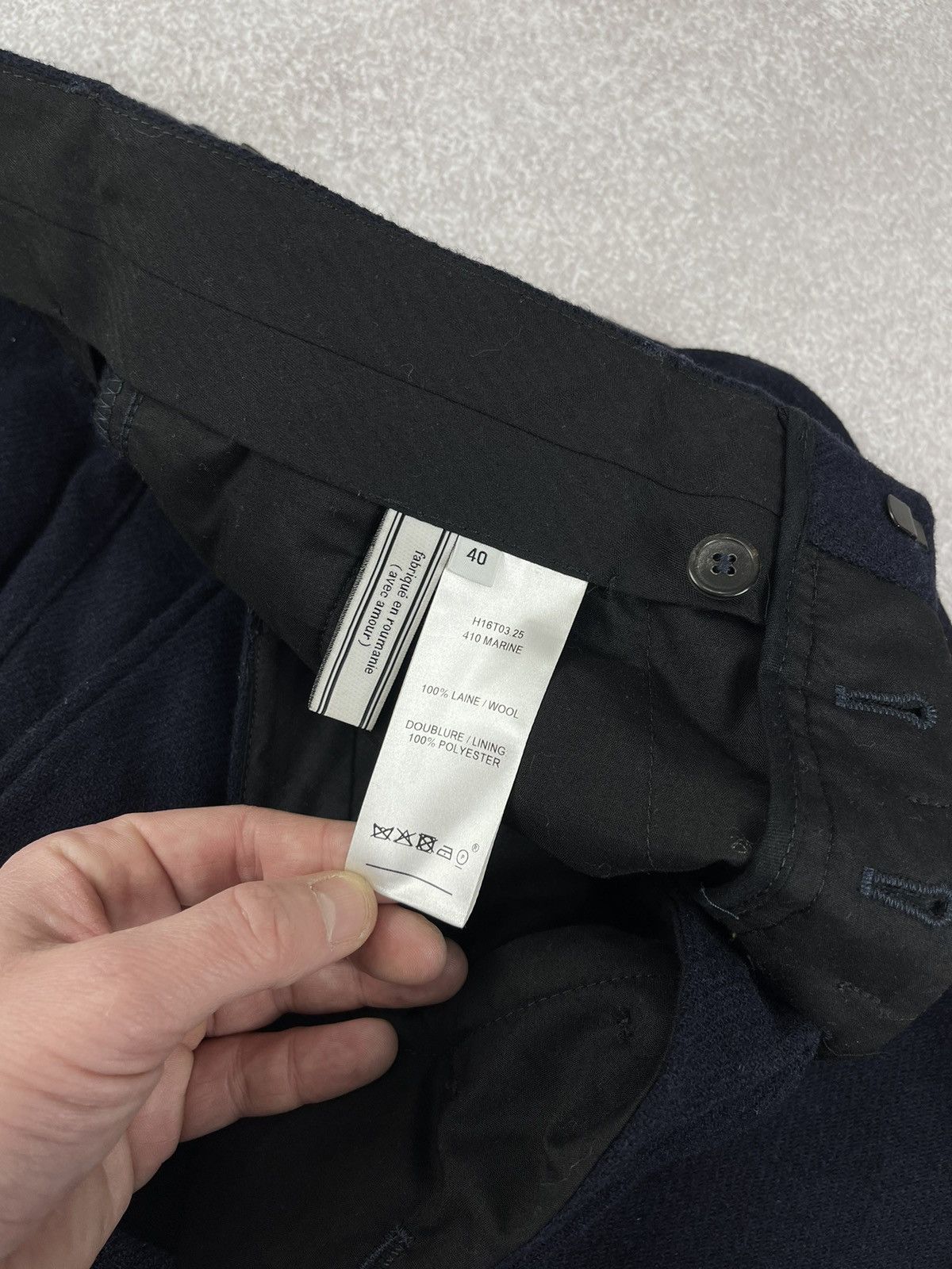 AMI AMI Alexandre Mattiussi Wool Trousers Pants Size US 32 / EU 48 - 8 Thumbnail