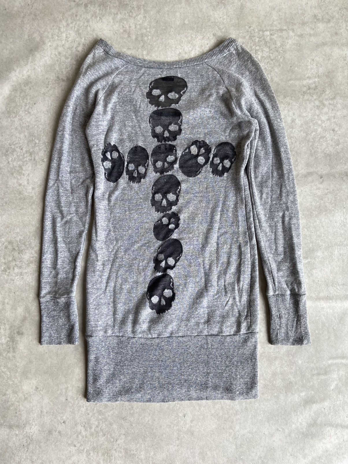 20471120 × Beauty Beast × Le Grande Bleu (L.G.B.) Rare Barak Japan Skull Sweatshirt Punk Fashion Size US M / EU 48-50 / 2 - 9 Thumbnail