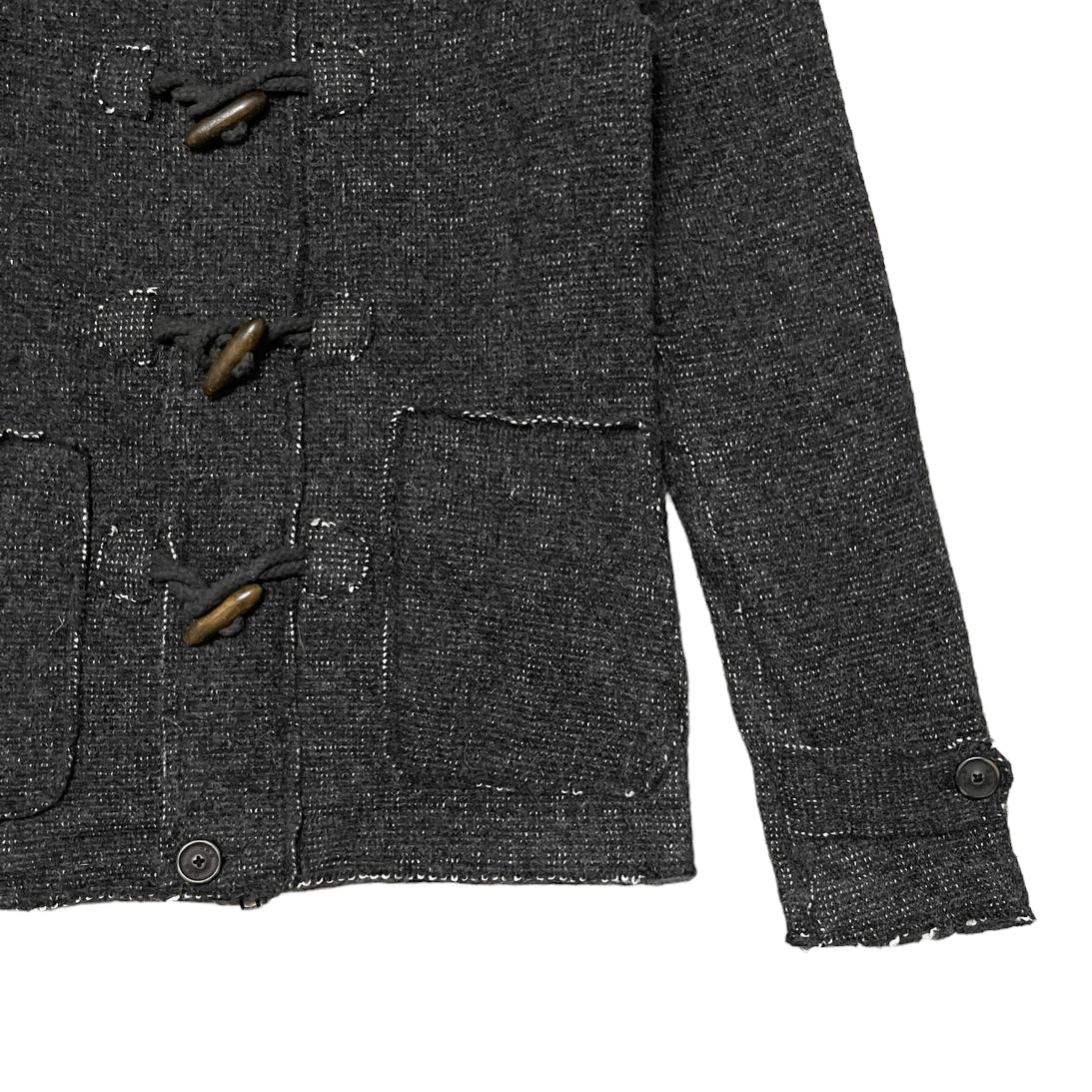 GAS Vintage Gas Wool Hooded Coat Gray Size US S / EU 44-46 / 1 - 4 Thumbnail