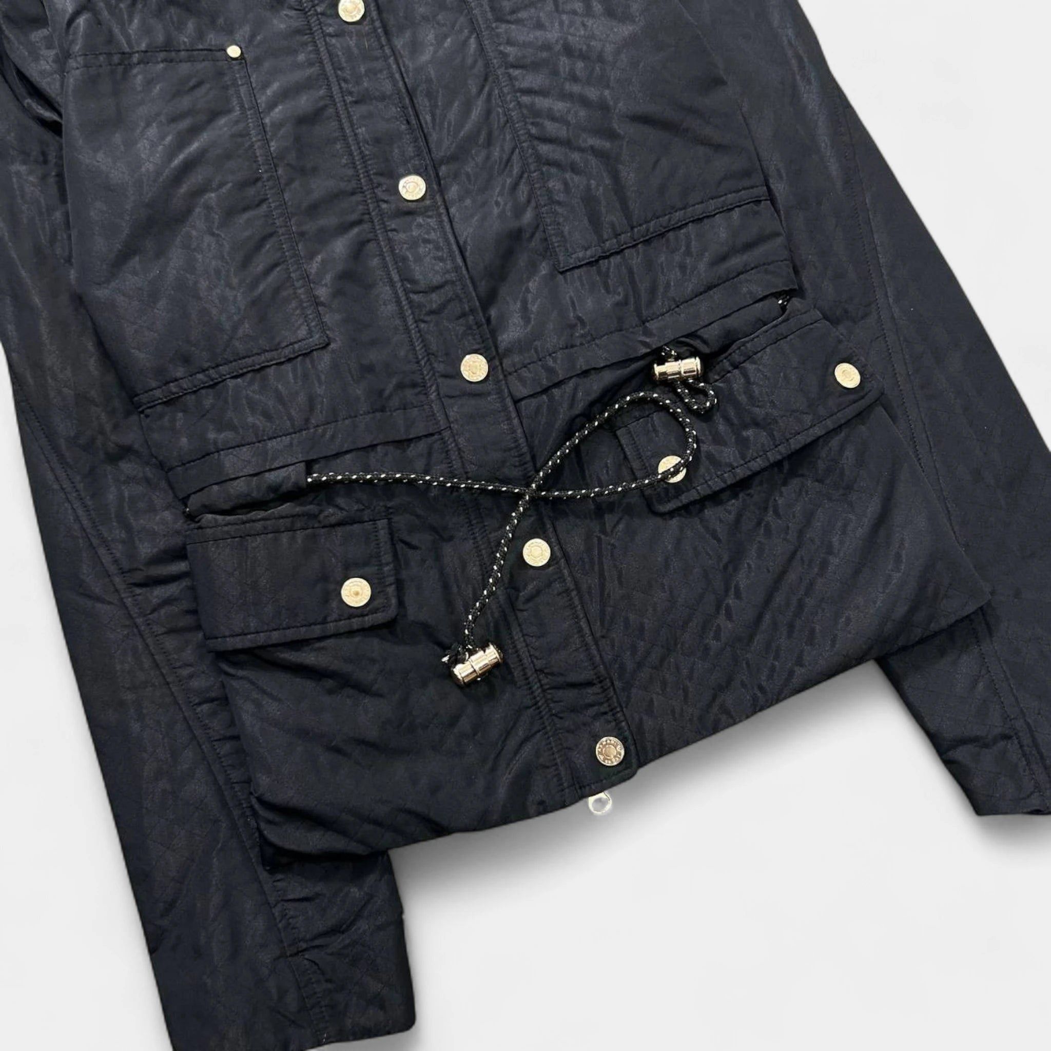 Armani Armani Jeans Black Nylon Light Jacket Size US S / EU 44-46 / 1 - 2 Thumbnail