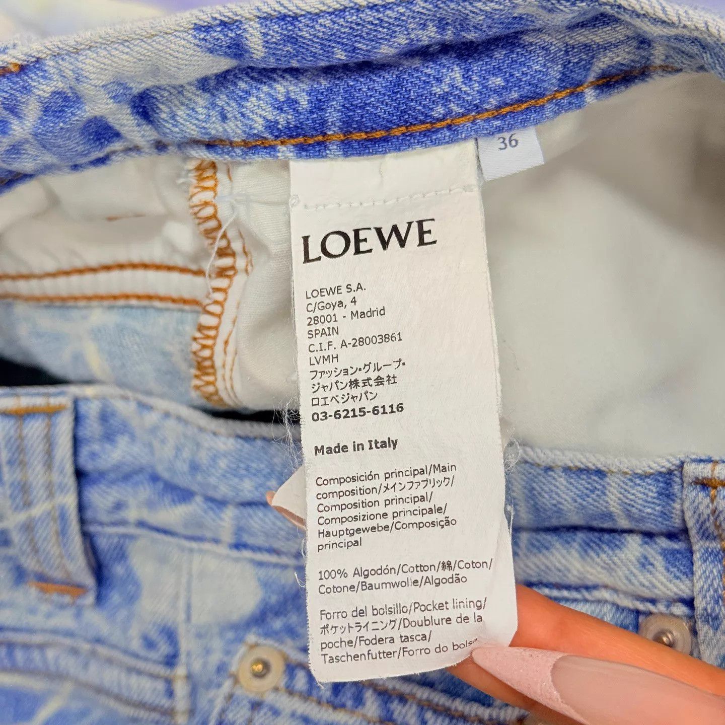 Loewe LOEWE Mermaid Raw Hem Denim Shorts 99 New 36 Size 25" / US 0 / IT 36 - 5 Thumbnail