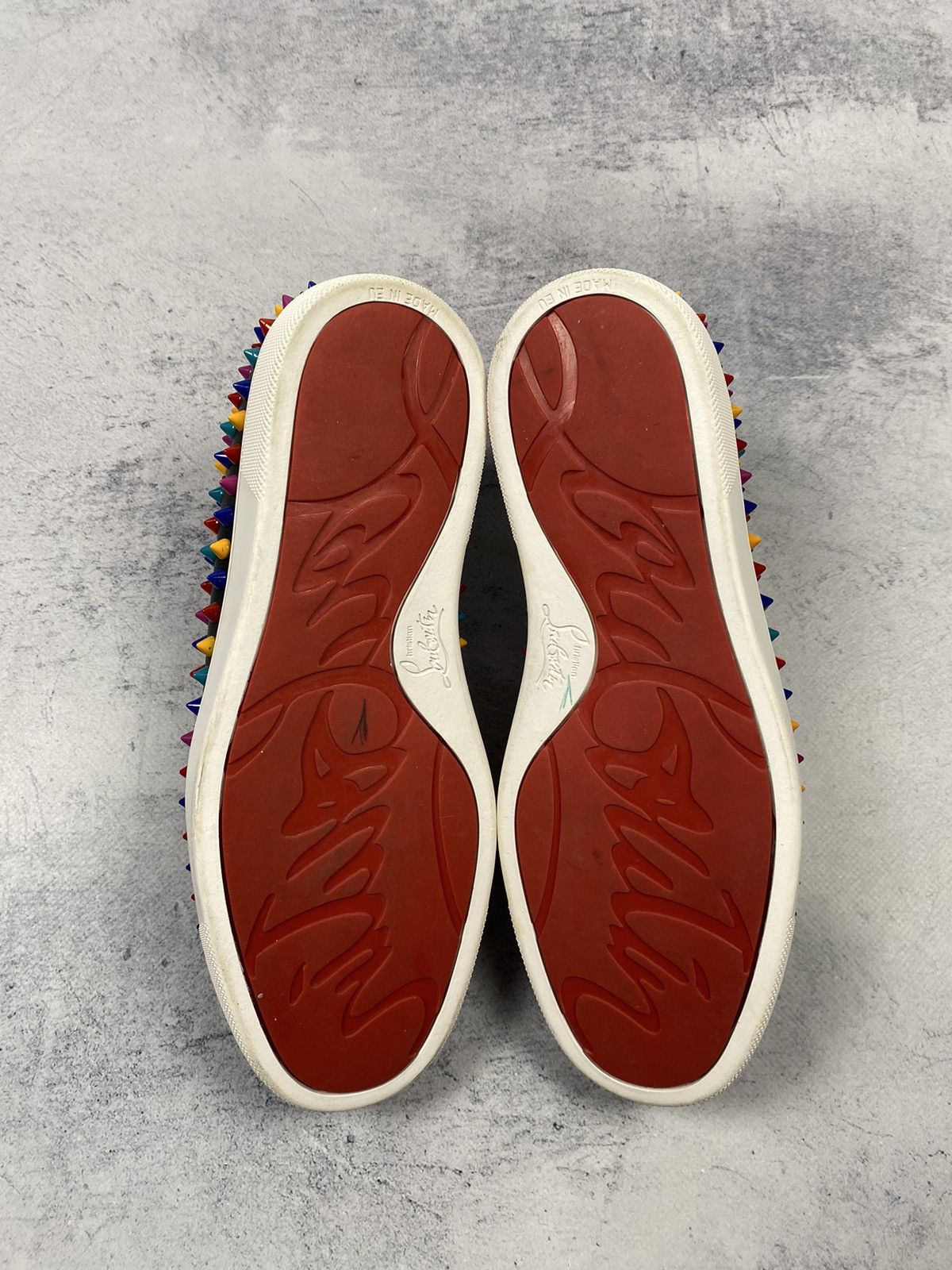 Christian Louboutin Christian Louboutin Mens Shoes Spikes Roller Boat Slipon Size US 6.5 / EU 39-40 - 17 Thumbnail