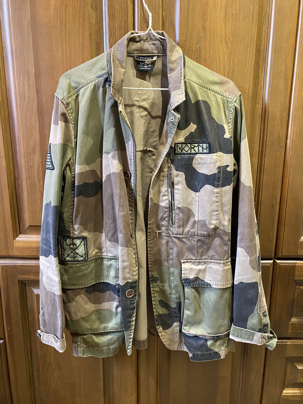 Drop Dead Drop Dead Camouflage Jacket Back Print Rare Archive Vintage Size US M / EU 48-50 / 2 - 16 Thumbnail