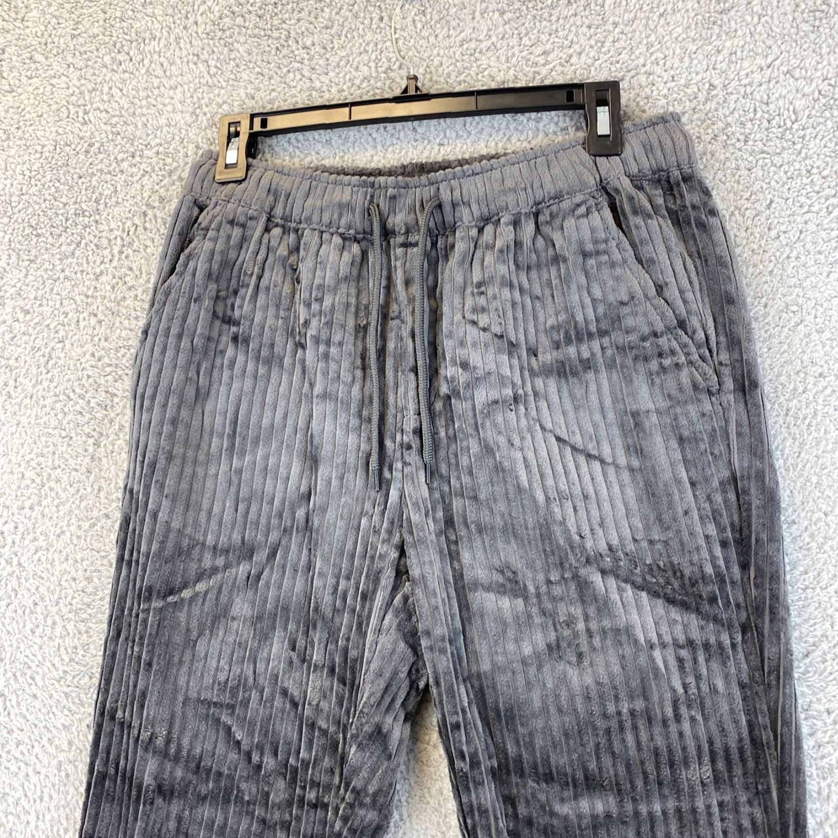 Asos ASOS Design Men's Cargo Jogger Pants Size 30x30 Gray Casual Cotton Blend Flat Front Size US 30 / EU 46 - 2 Thumbnail