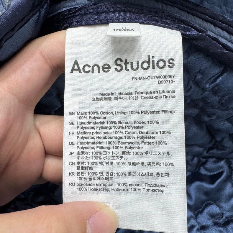 Acne Studios acne studios Gradient embossed cotton jacket 2504-Nextarrow Size US S / EU 44-46 / 1 - 5 Thumbnail