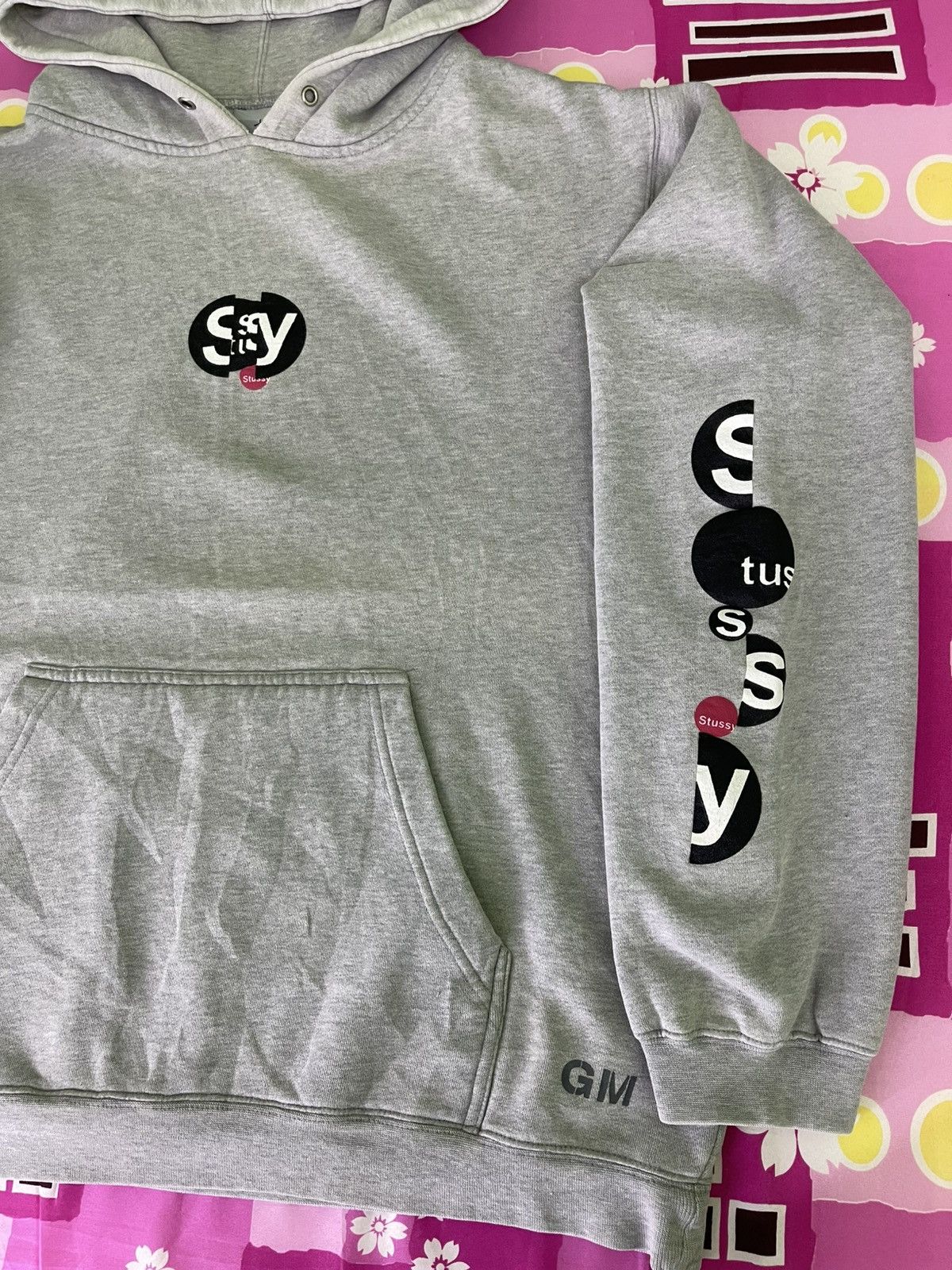Stussy Vintage 90's Stussy GM Hoodie Grey Size US L / EU 52-54 / 3 - 10 Thumbnail