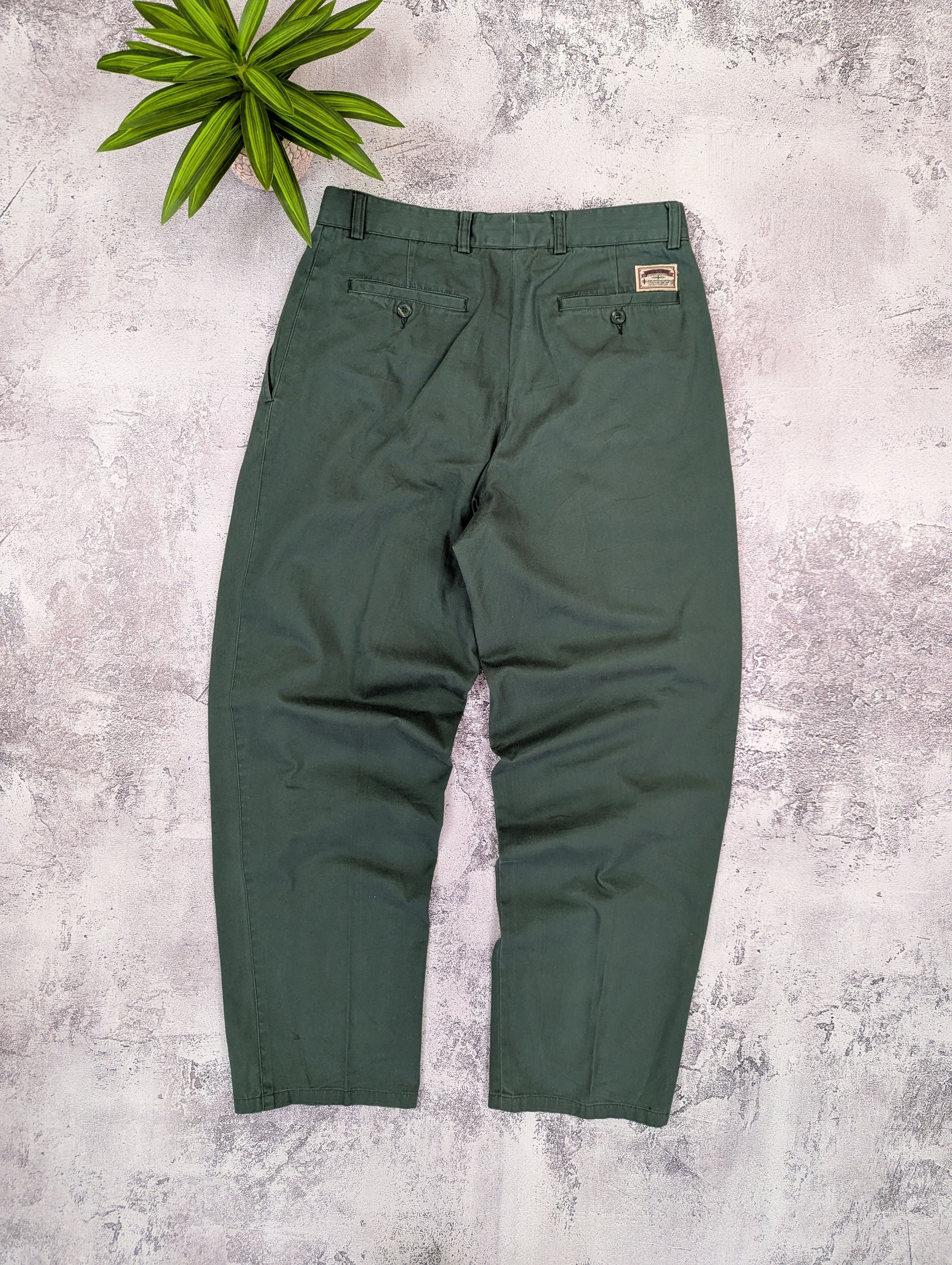 Vintage Vintage French Work Pleated Chino Pants W32 Size US 32 / EU 48 - 11 Thumbnail