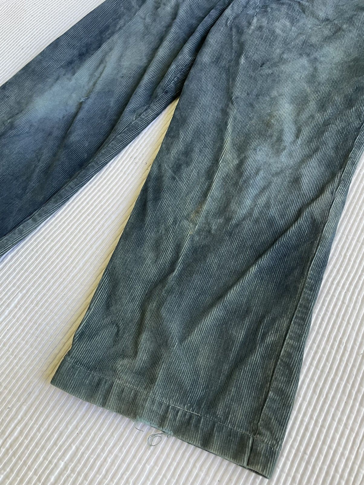 Other Worn Hand Dyed Indigo Cords Size US 33 - 6 Thumbnail
