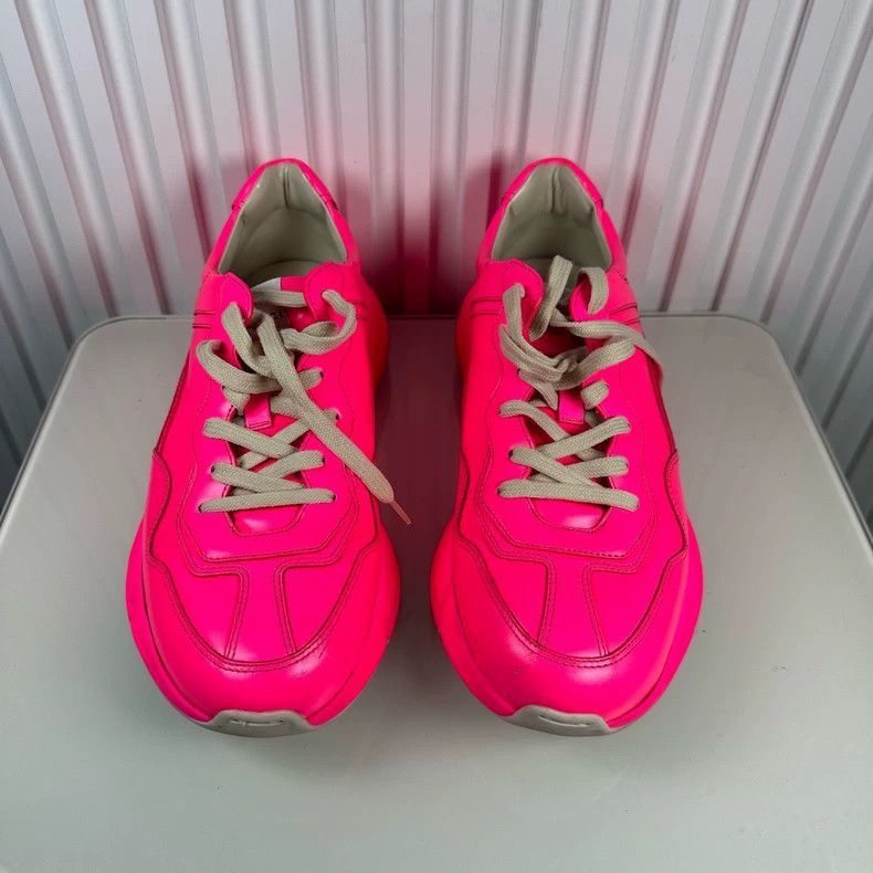 Gucci GUCCI Pink Dad Sneakers Size 43-2505 Size US 10 / EU 43 - 2 Thumbnail