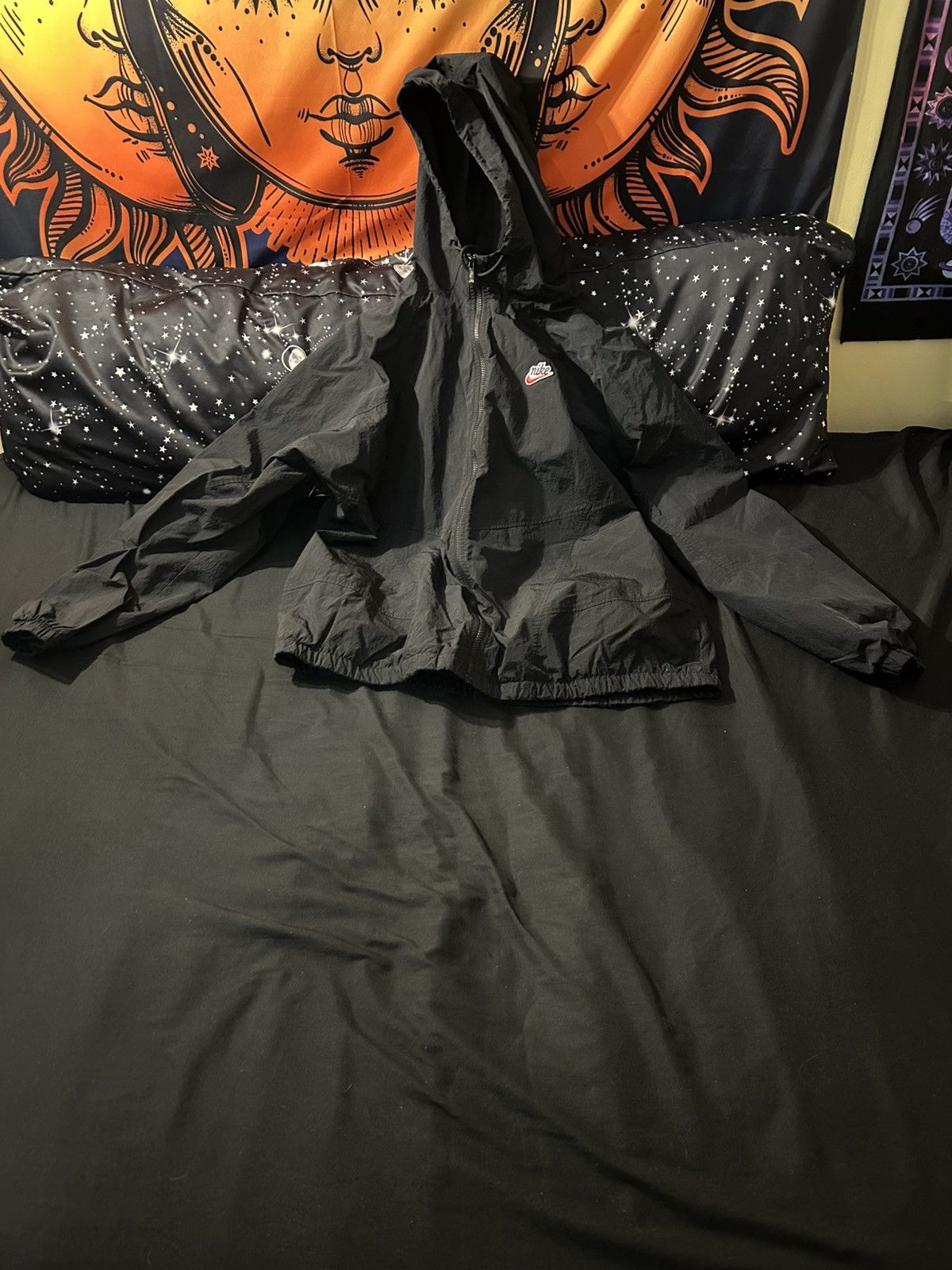 Nike All black Nike windbreaker Size US M / EU 48-50 / 2 - 1 Thumbnail