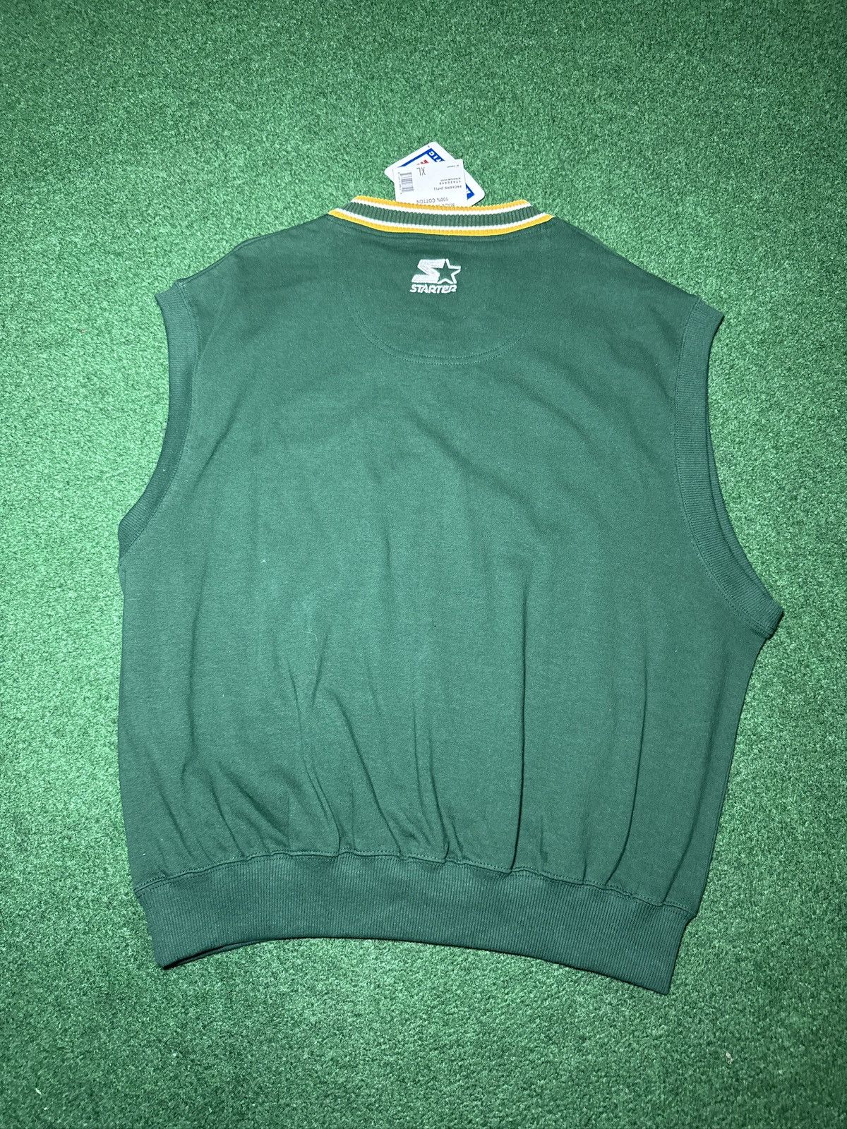 Starter Vintage 90s Green Bay Packers Starter NWT XL Sweater Vest Size US XL / EU 56 / 4 - 4 Thumbnail