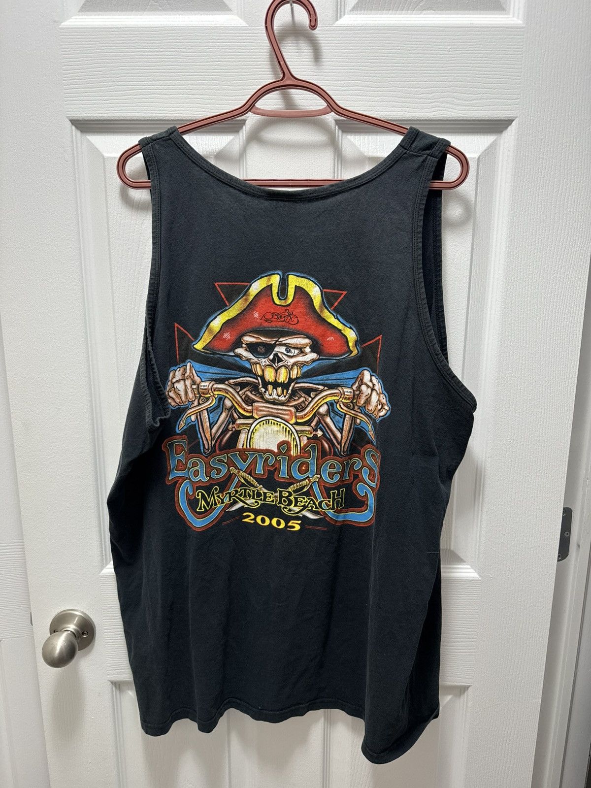 Anvil Anvil Vintage 2005 Myrtle Beach Biker Easyriders Motorcycle Size US XL / EU 56 / 4 - 2 Thumbnail