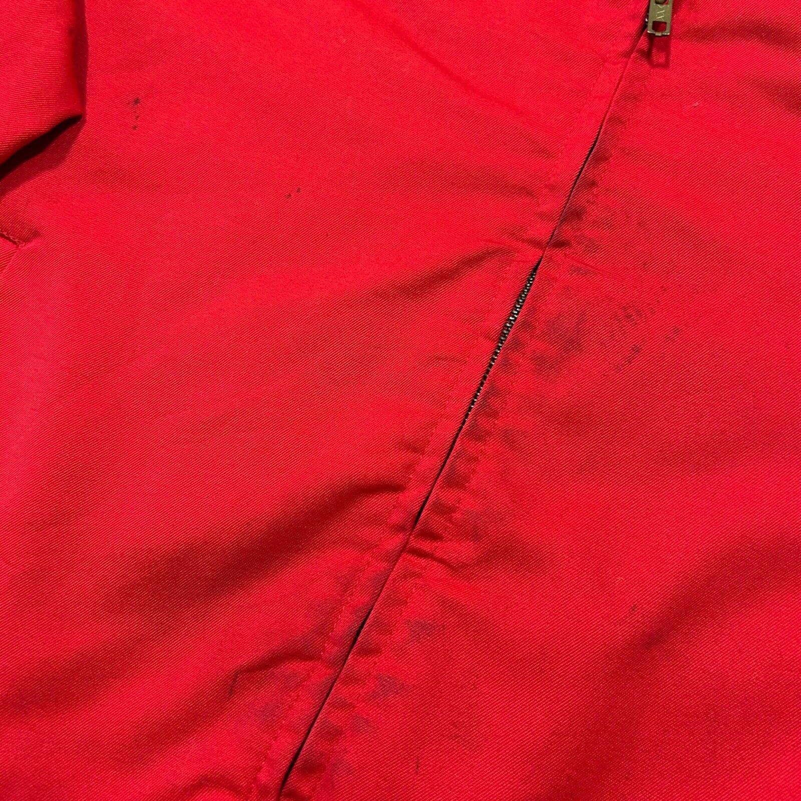 Cintas × Vintage Vintage Thrashed Work Jacket Full Zip Bomber 80s Boxy Fit Size US S / EU 44-46 / 1 - 11 Thumbnail