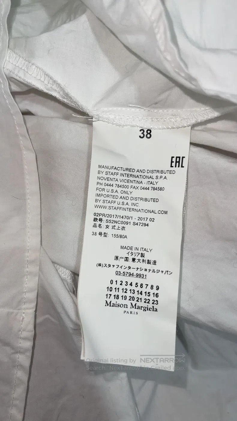 Maison Margiela Maison Margiela White shirt Size XS / US 0-2 / IT 36-38 - 4 Thumbnail
