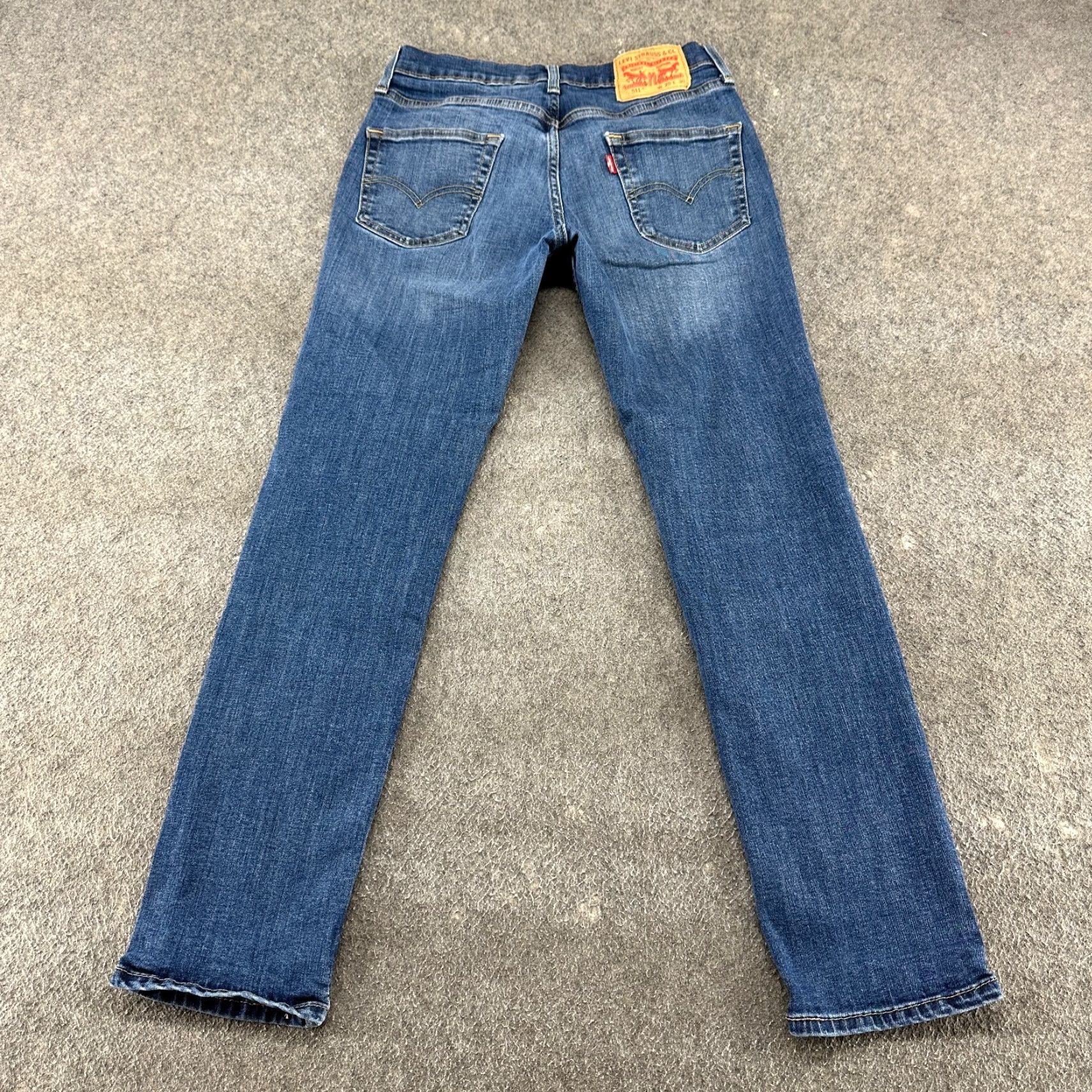 Levi's Levi's 511 Jeans Mens 29x30 Blue Skinny Mid Wash 5-Pocket Denim Cotton Stretch Size US 29 - 5 Thumbnail