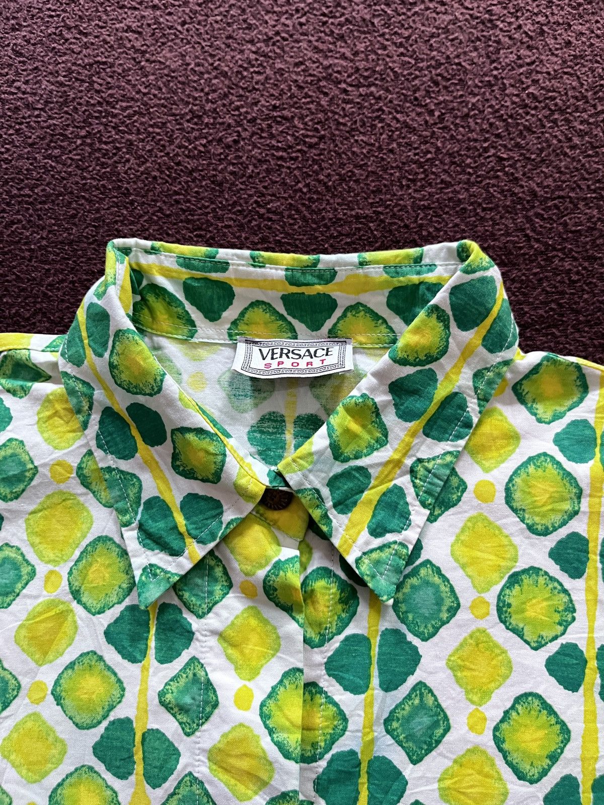 Versus Versace 80s Versace Button Shirt Size US L / EU 52-54 / 3 - 6 Thumbnail