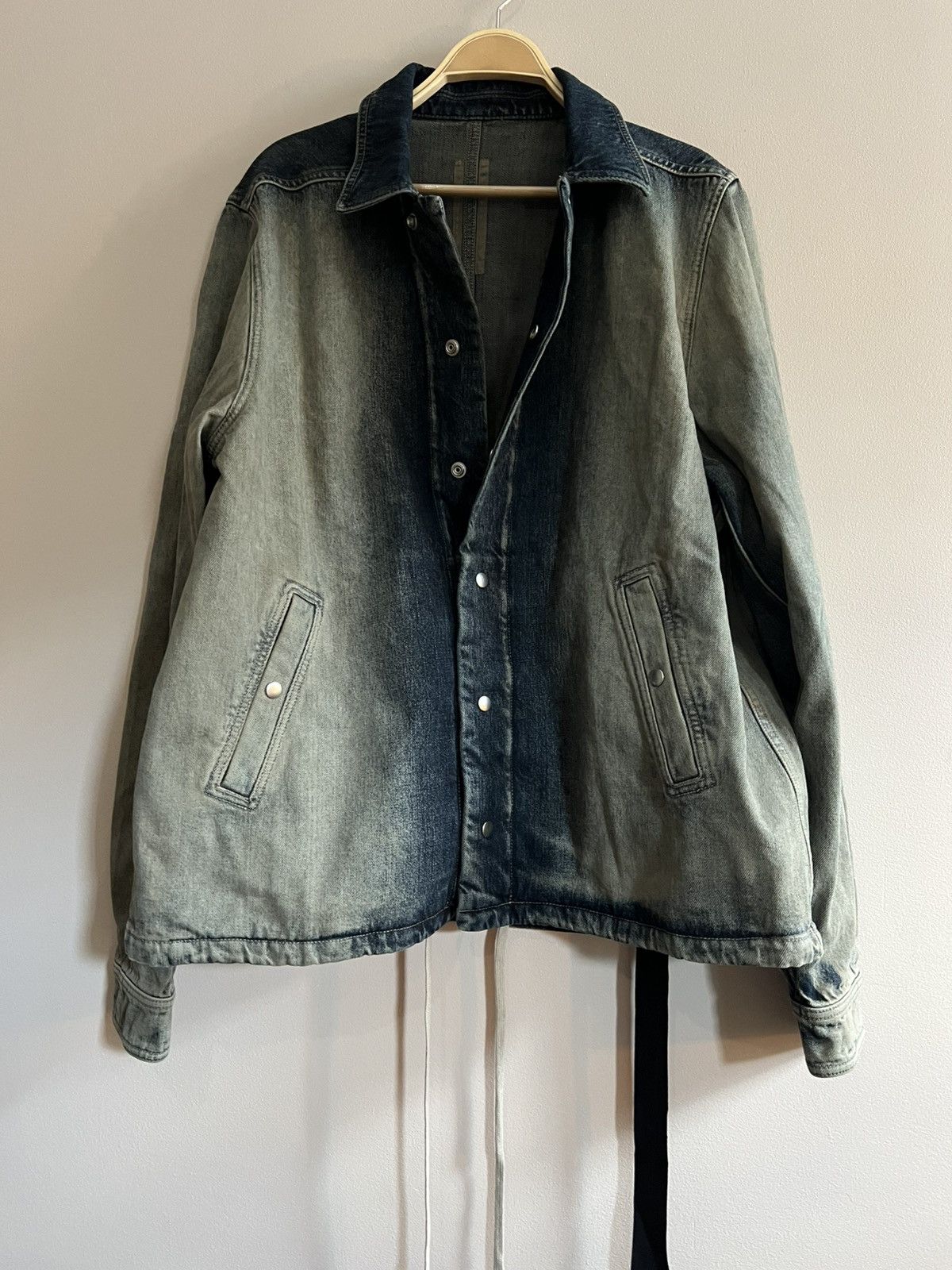 Rick Owens Drkshdw Rick Owens DRKSHDW Snap Front Jacket Size US S / EU 44-46 / 1 - 2 Thumbnail