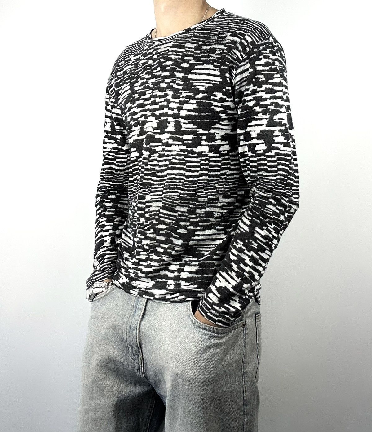 H&M × Isabel Marant rare ISABEL MARANT x H&M Abstract Linen Longsleeve Y2K Size US M / EU 48-50 / 2 - 1 Thumbnail