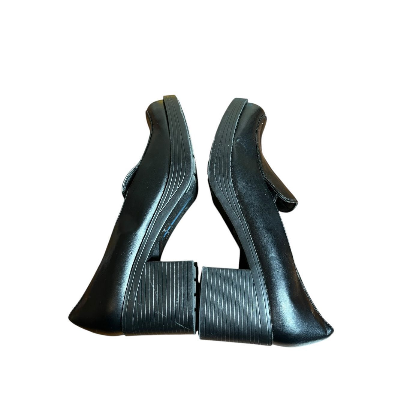 Other Vintage Lower East Side Y2K Platform Heels Black Slip On Loa Size US 9 / IT 39 - 6 Thumbnail