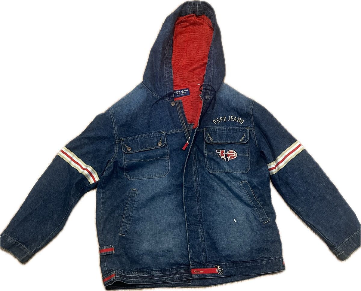 Pepe Jeans Pepe Jeans Denim Jacket Y2K Size US XXL / EU 58 / 5 - 1 Thumbnail