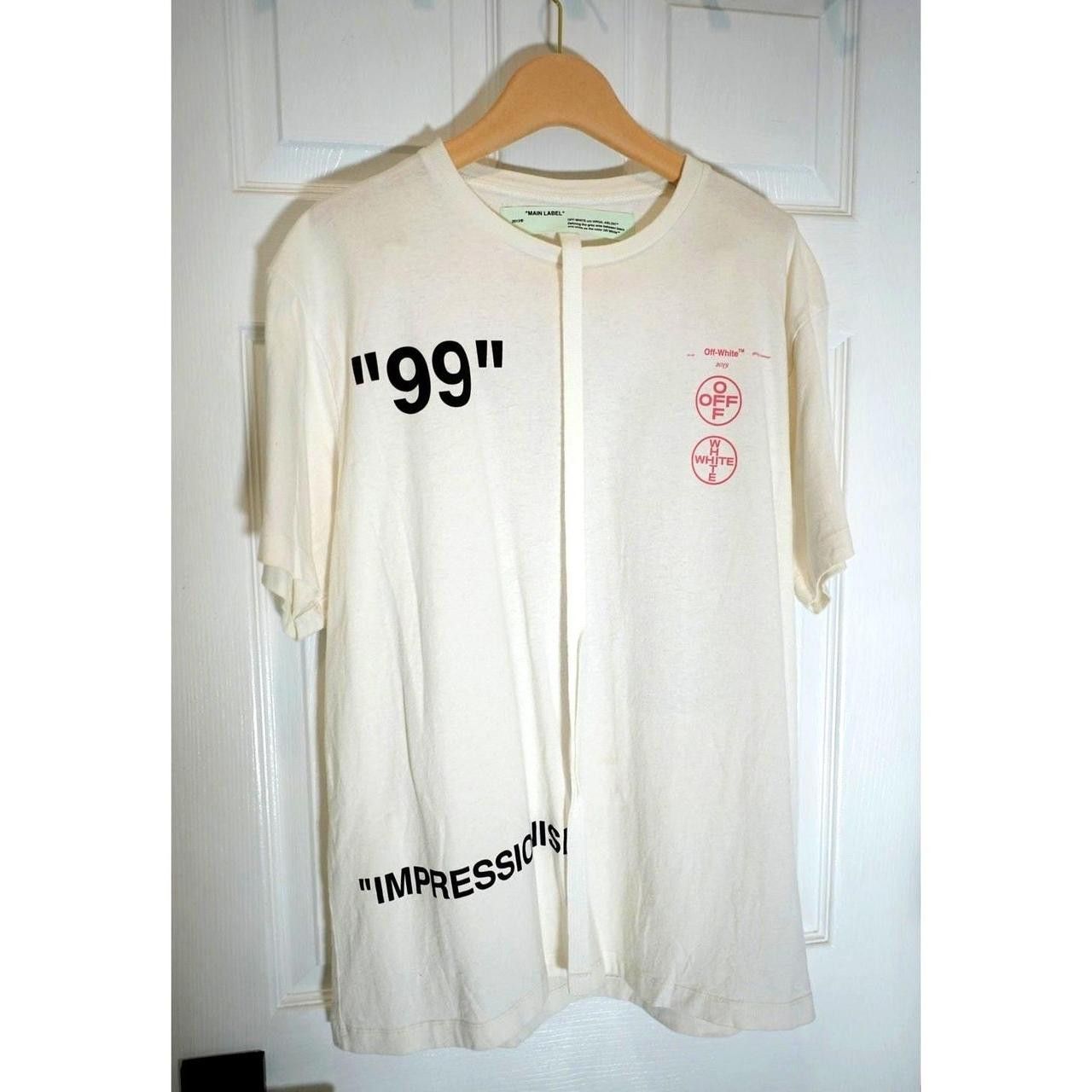 Off-White OFF-WHITE - White Impressionism Boat Tee / XS Size US XS / EU 42 / 0 - 3 Thumbnail