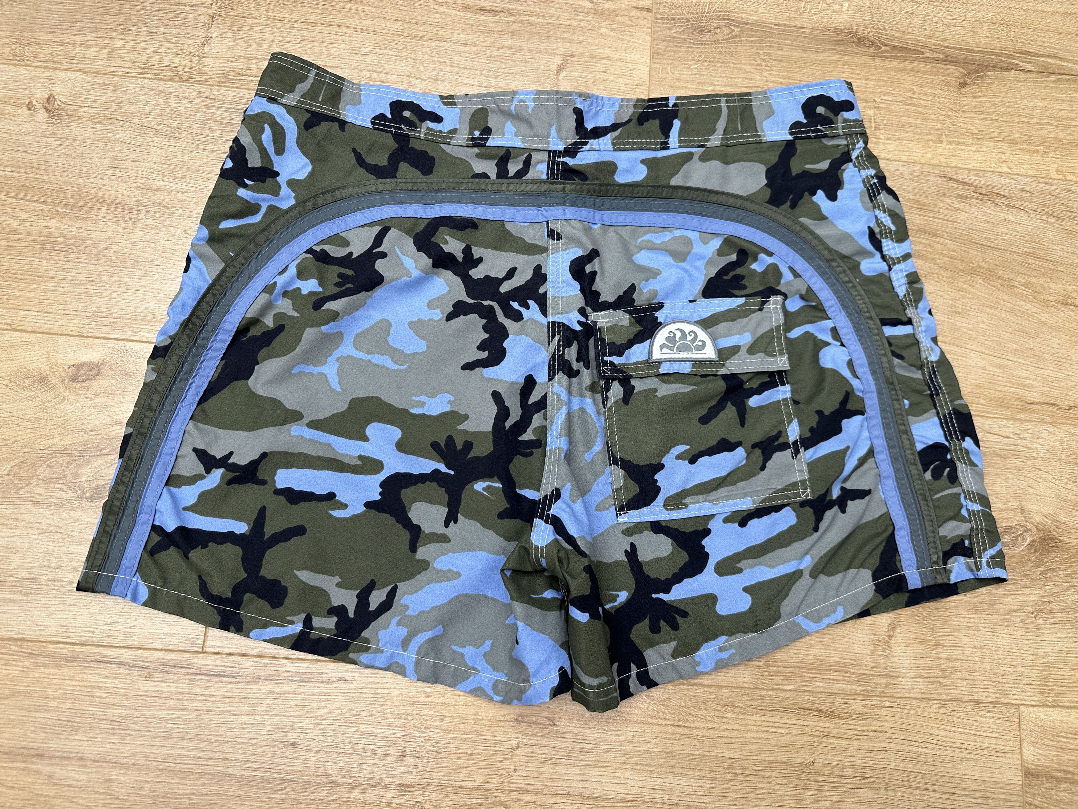Sundek Sundek 34 Camouflage Beach Shorts Trunks Bath Size 34 S M Size US 34 / EU 50 - 5 Thumbnail