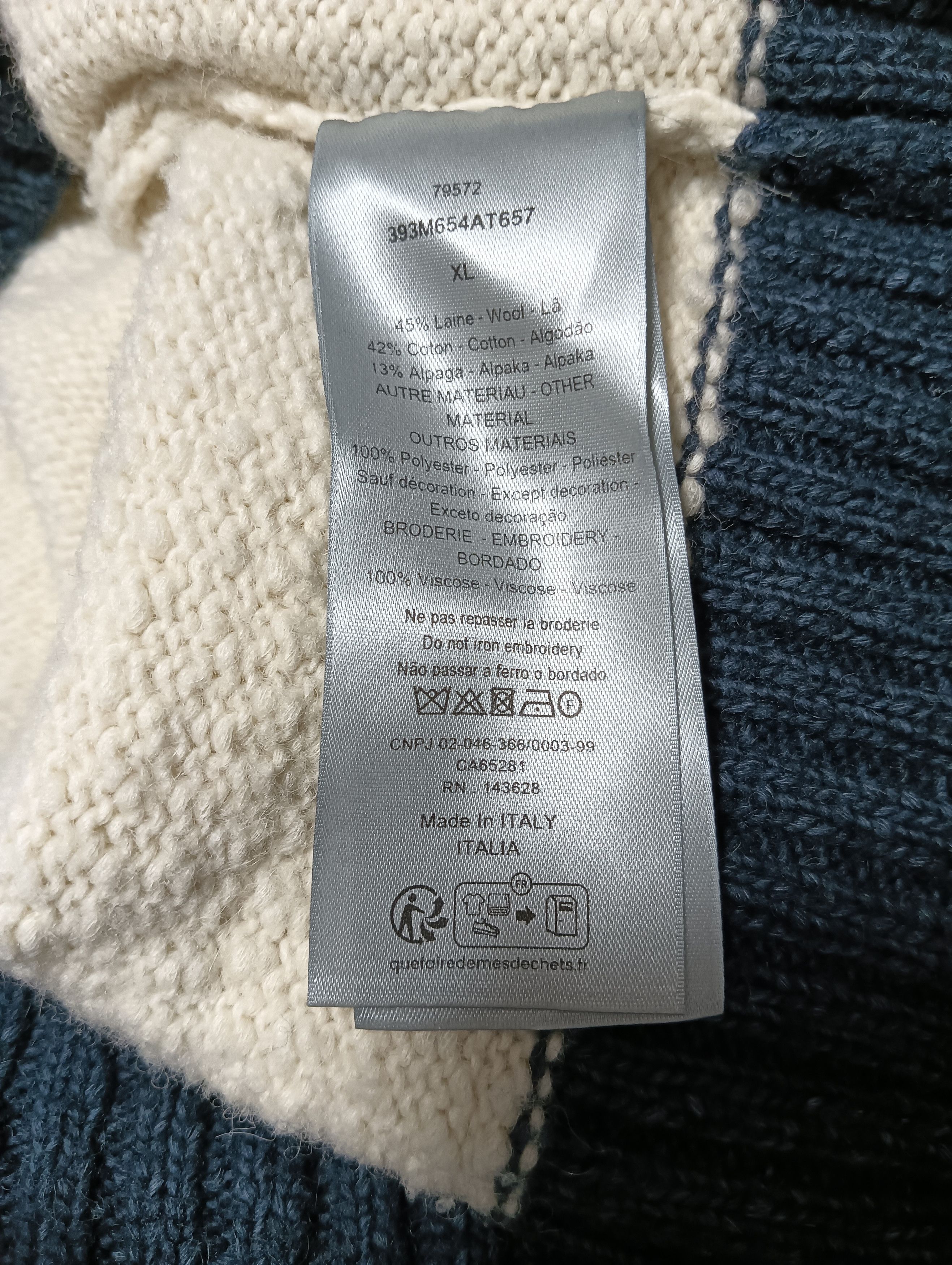 DENIM TEARS × Dior 'Dior Tears' Sleeveless Sweater Size US XL / EU 56 / 4 - 5 Thumbnail