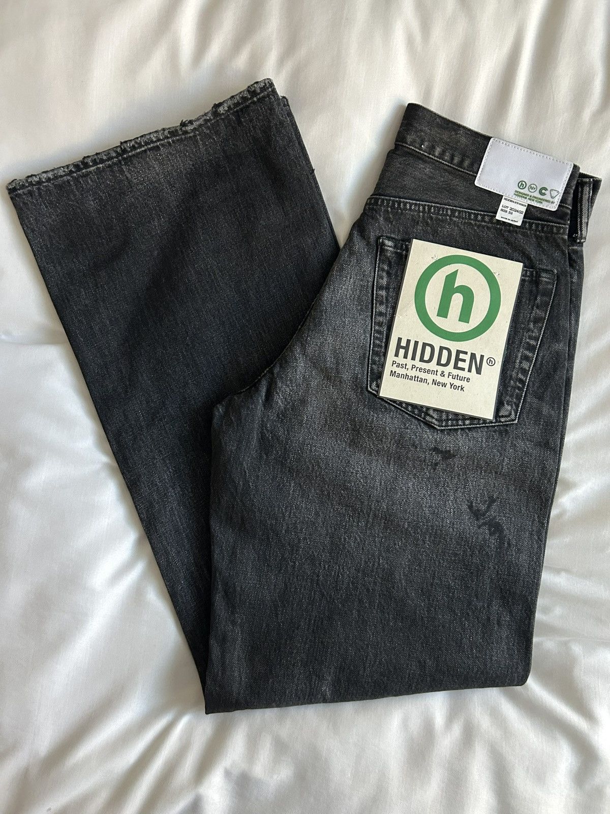 HIDDEN Hidden NY Baggy Denim Jeans Distressed Selvedge Japan Size US 32 / EU 48 - 1 Thumbnail
