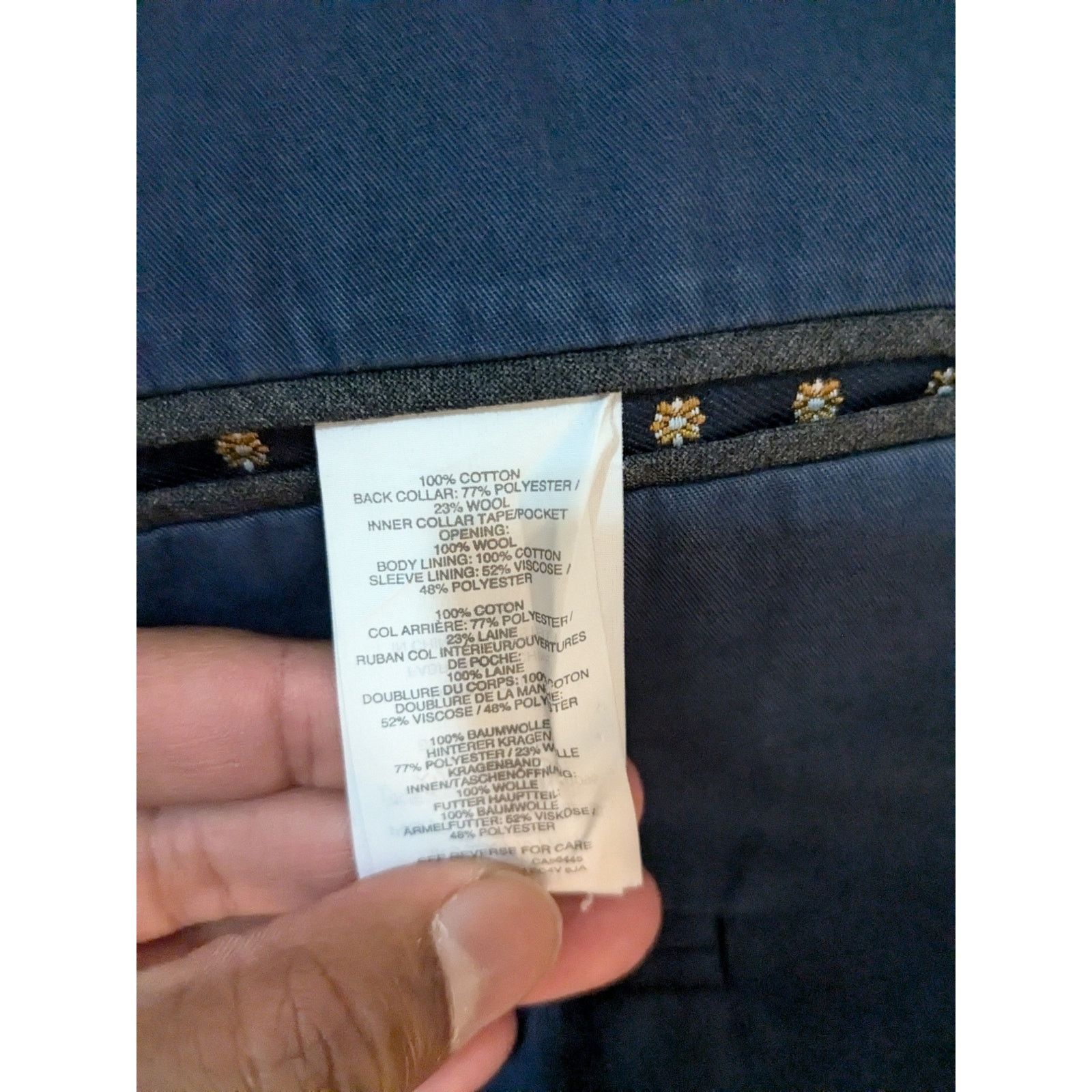 J.Crew J. crew - Ludlow Larusmian Tessun Blazer / 42L / Blue Size 42L - 6 Thumbnail