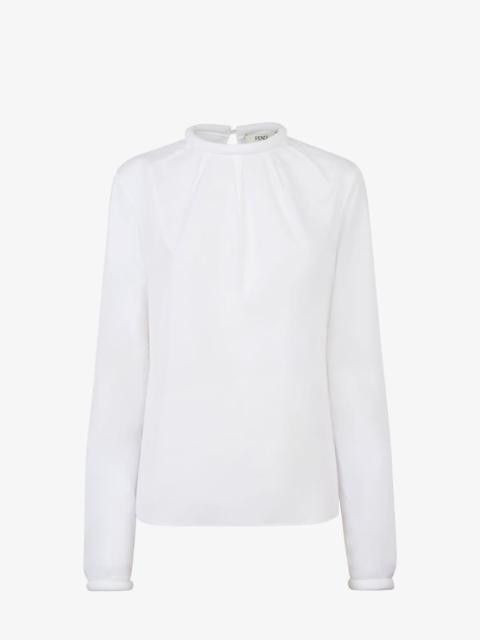 Fendi o1w1db10325 FS8146 Shirt in White Size XL / US 12-14 / IT 48-50 - 1 Preview