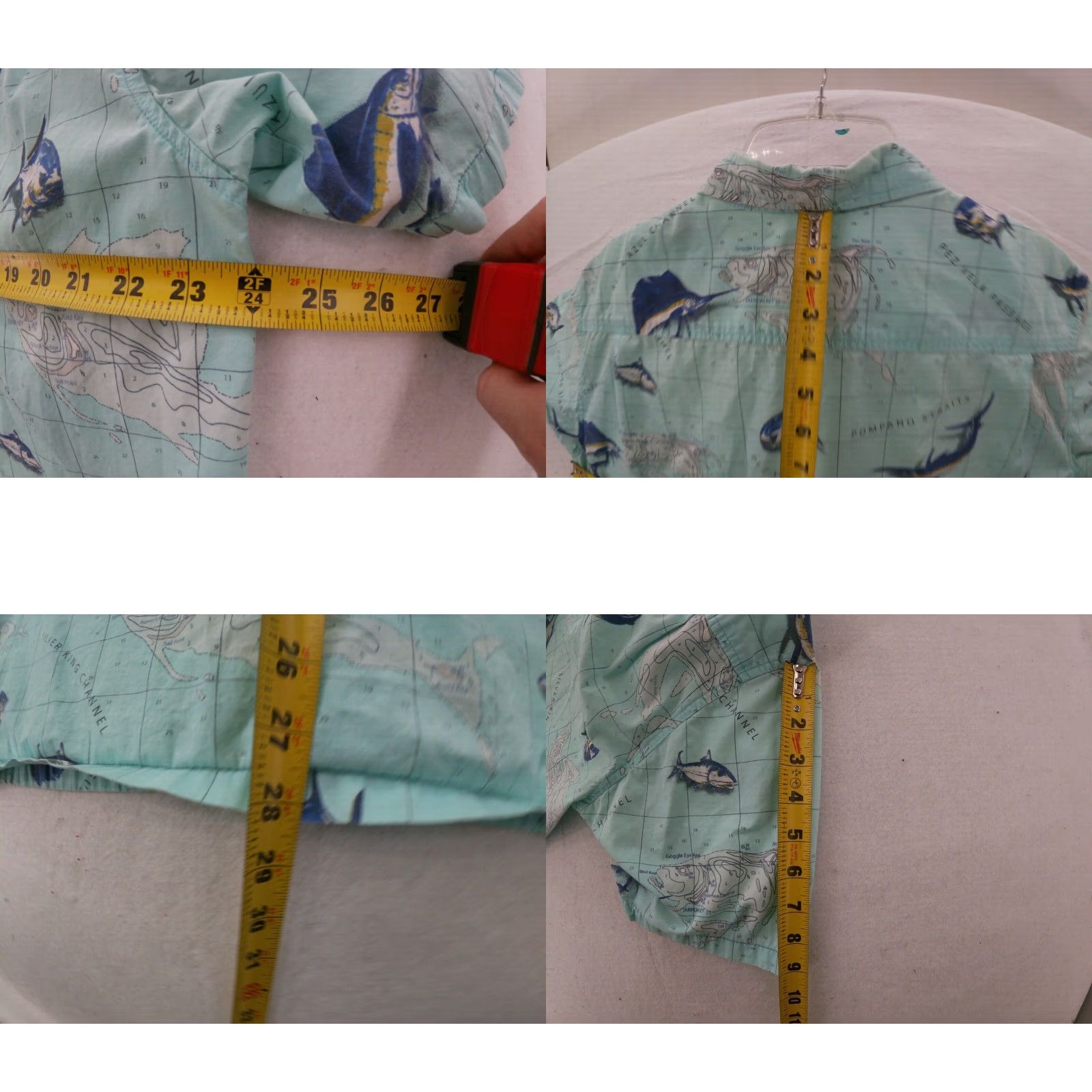 Vintage Columbia River Lodge Fishing Shirt Men Large Short Sleeve Blue Cotton Logo 90s Vintage Button-Down Size US L / EU 52-54 / 3 - 8 Thumbnail