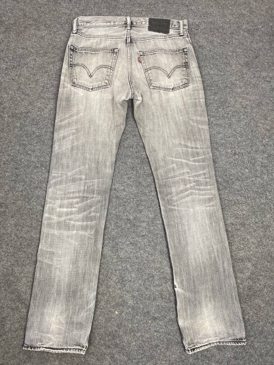 Levi's levis 502 faded black distressed denim nice design Size US 34 / EU 50 - 1 Thumbnail