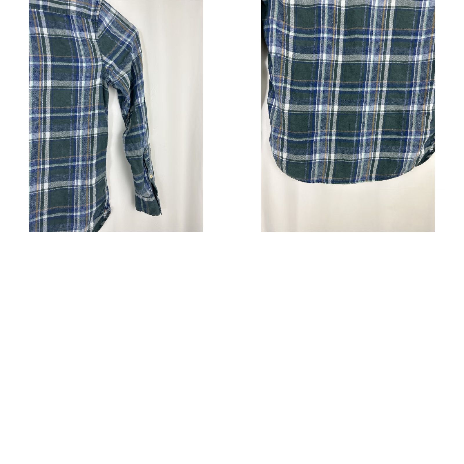 Lucky Brand Lucky Brand Shirt Mens M Classic Plaid Green Blue Pearl Snap Casual Long Sleeve Size US M / EU 48-50 / 2 - 9 Thumbnail