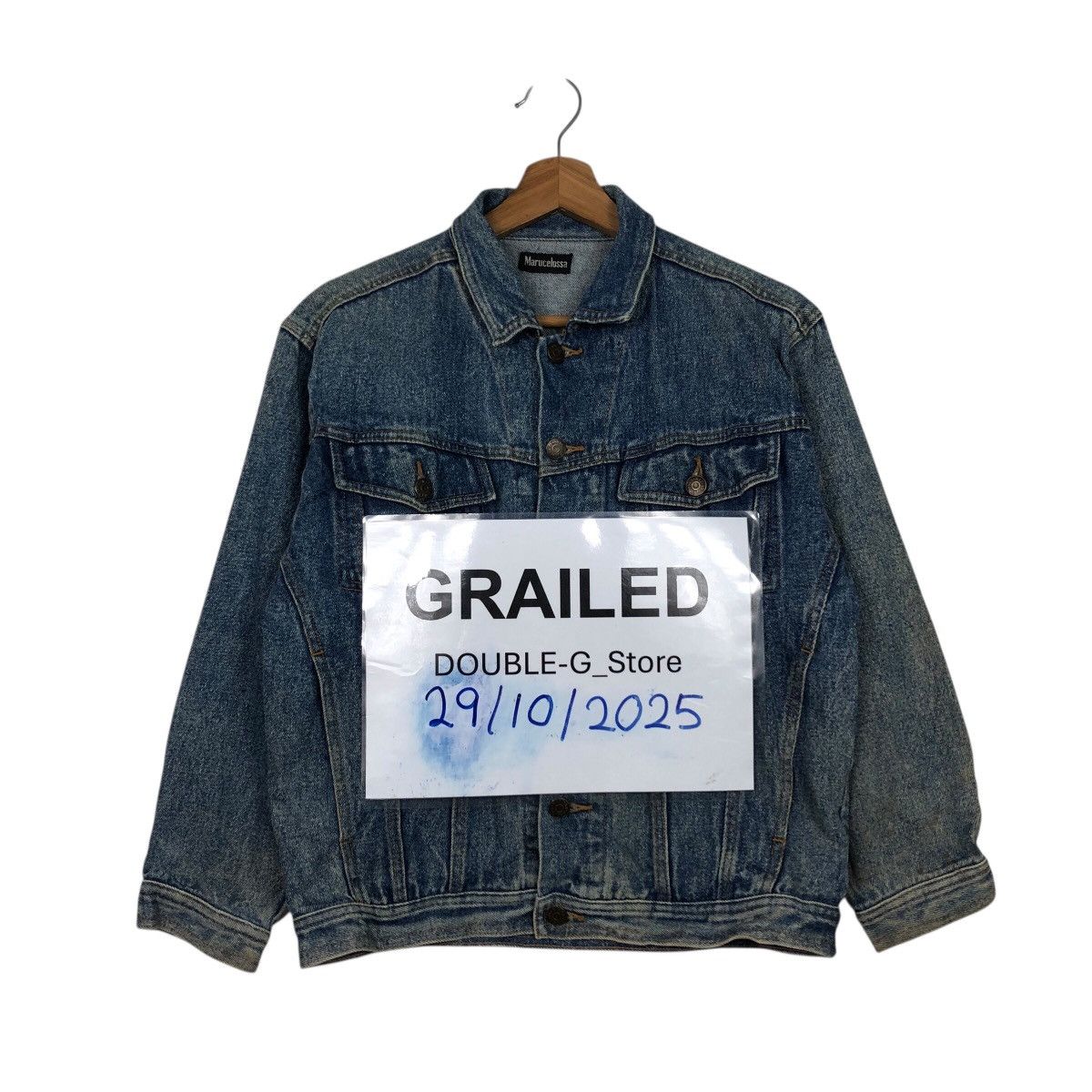 Japanese Brand 📌Vintage Trucker Denim Jacket Marucelossa Issey Miyake Size US M / EU 48-50 / 2 - 1 Thumbnail