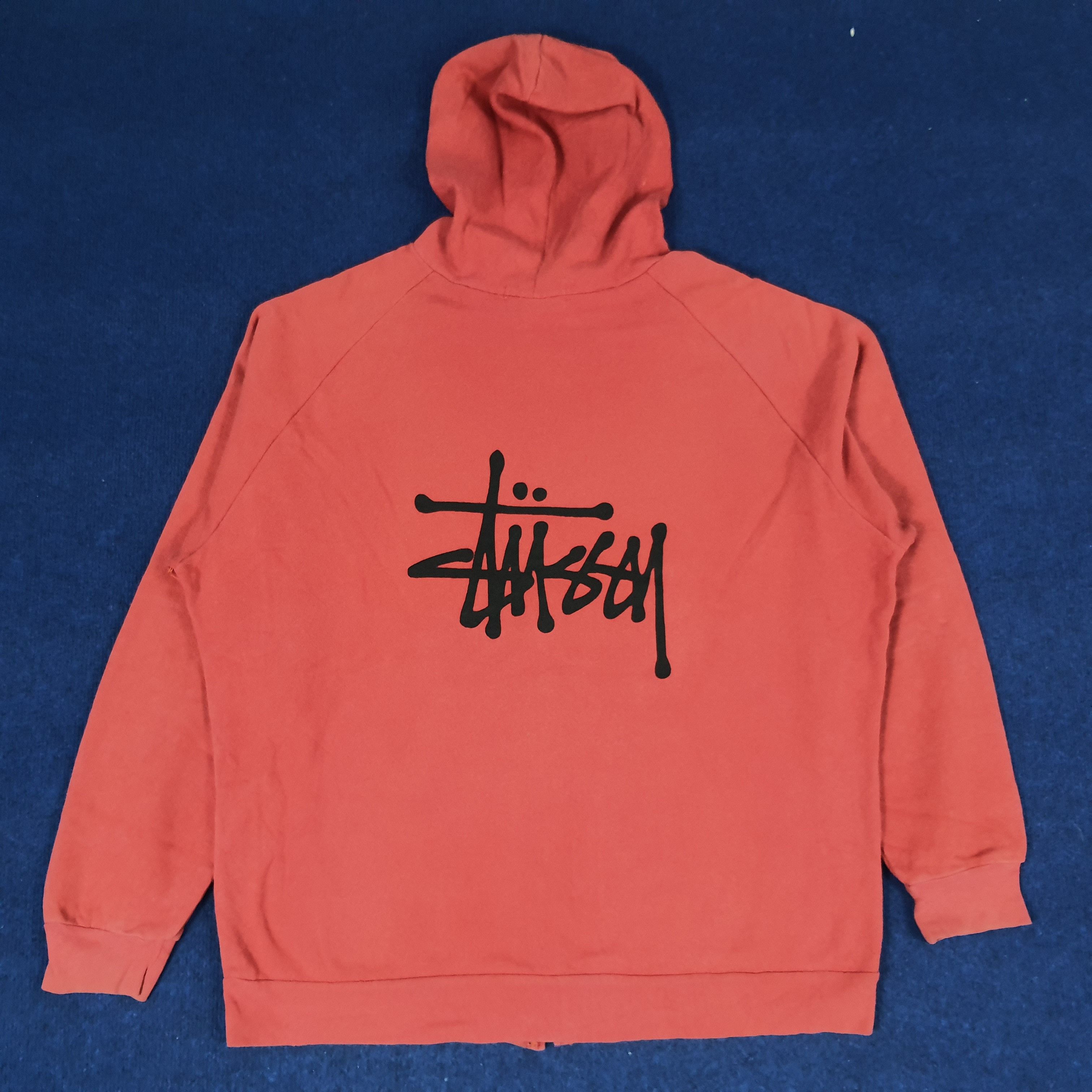 Stussy × Vintage Vintage Stussy LG Custom Logo Zipper Hoodies Size US XL / EU 56 / 4 - 1 Thumbnail