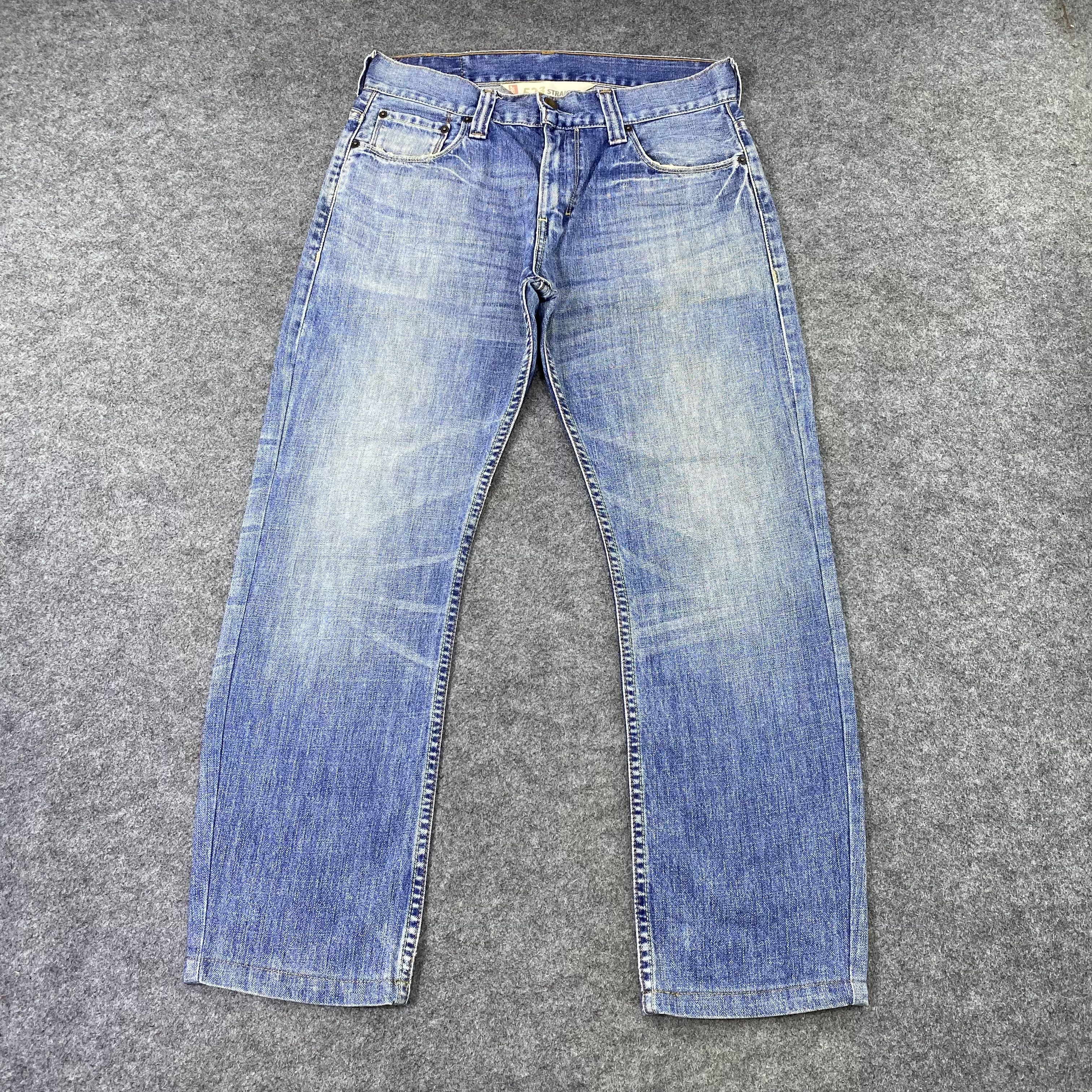 Jean × Levi's × Vintage Vintage Levis 523 Straight Blue Wash Jeans-J1144 Size US 32 / EU 48 - 1 Thumbnail