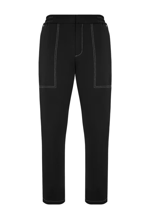 Helmut Lang Helmut Lang Pull On Pant in Black Size US 34 / EU 50 - 2 Thumbnail
