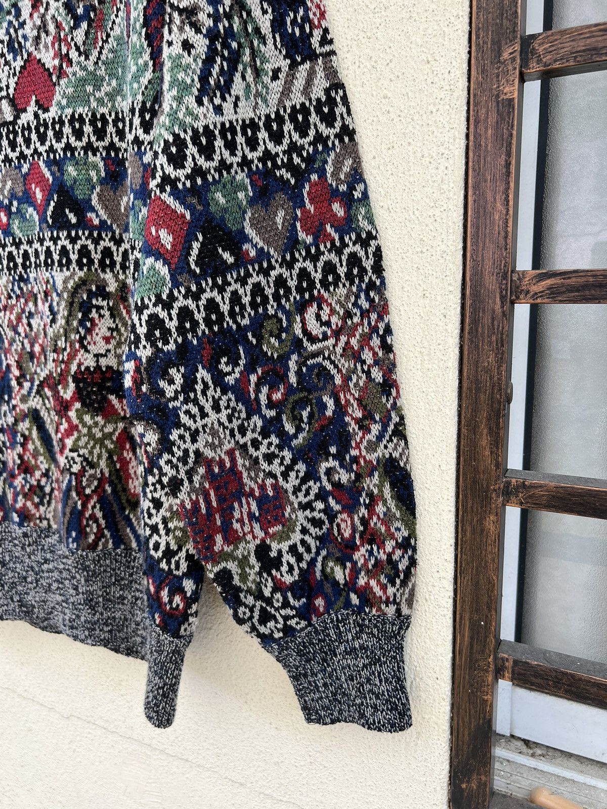 Missoni Vintage Missoni Italy Poker Card Knitwear Wool Sweater Size US M / EU 48-50 / 2 - 16 Thumbnail
