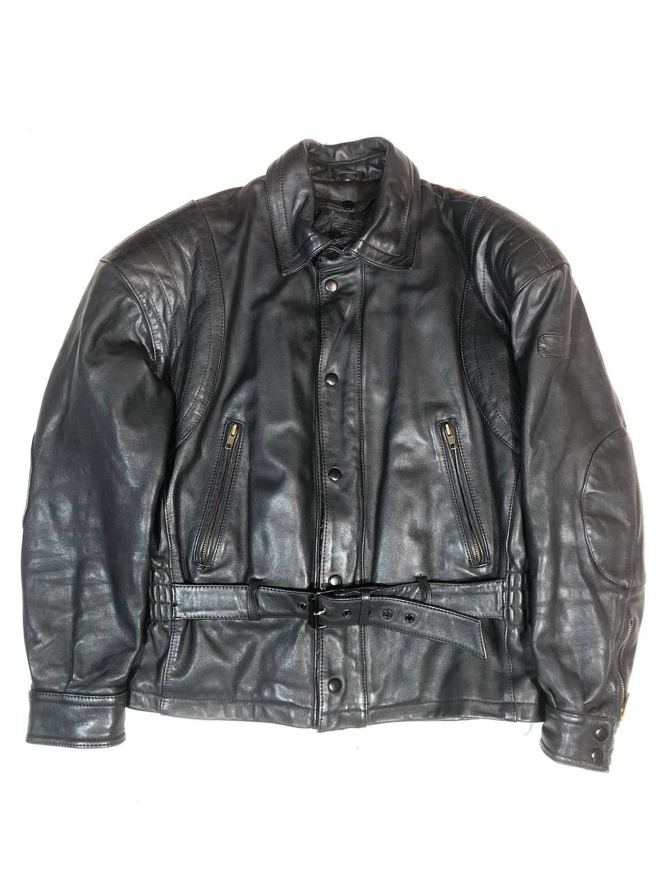 Hein Gericke × Vintage Hein Gericke Biker Moto Leather Jacket Vintage Size US L / EU 52-54 / 3 - 1 Thumbnail