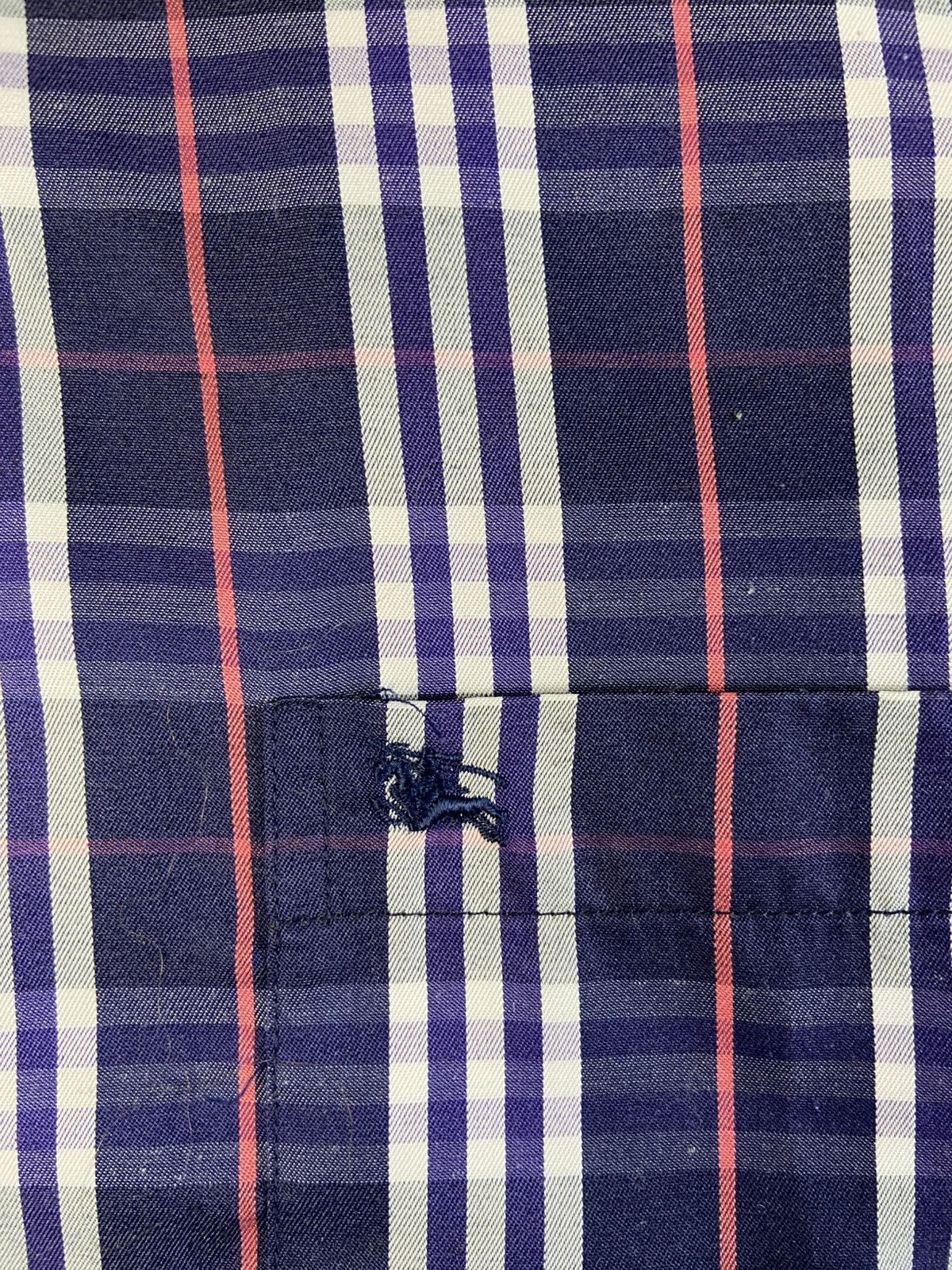 Burberry Vintage Burberry Short Sleeve Check Shirt Size US L / EU 52-54 / 3 - 4 Thumbnail