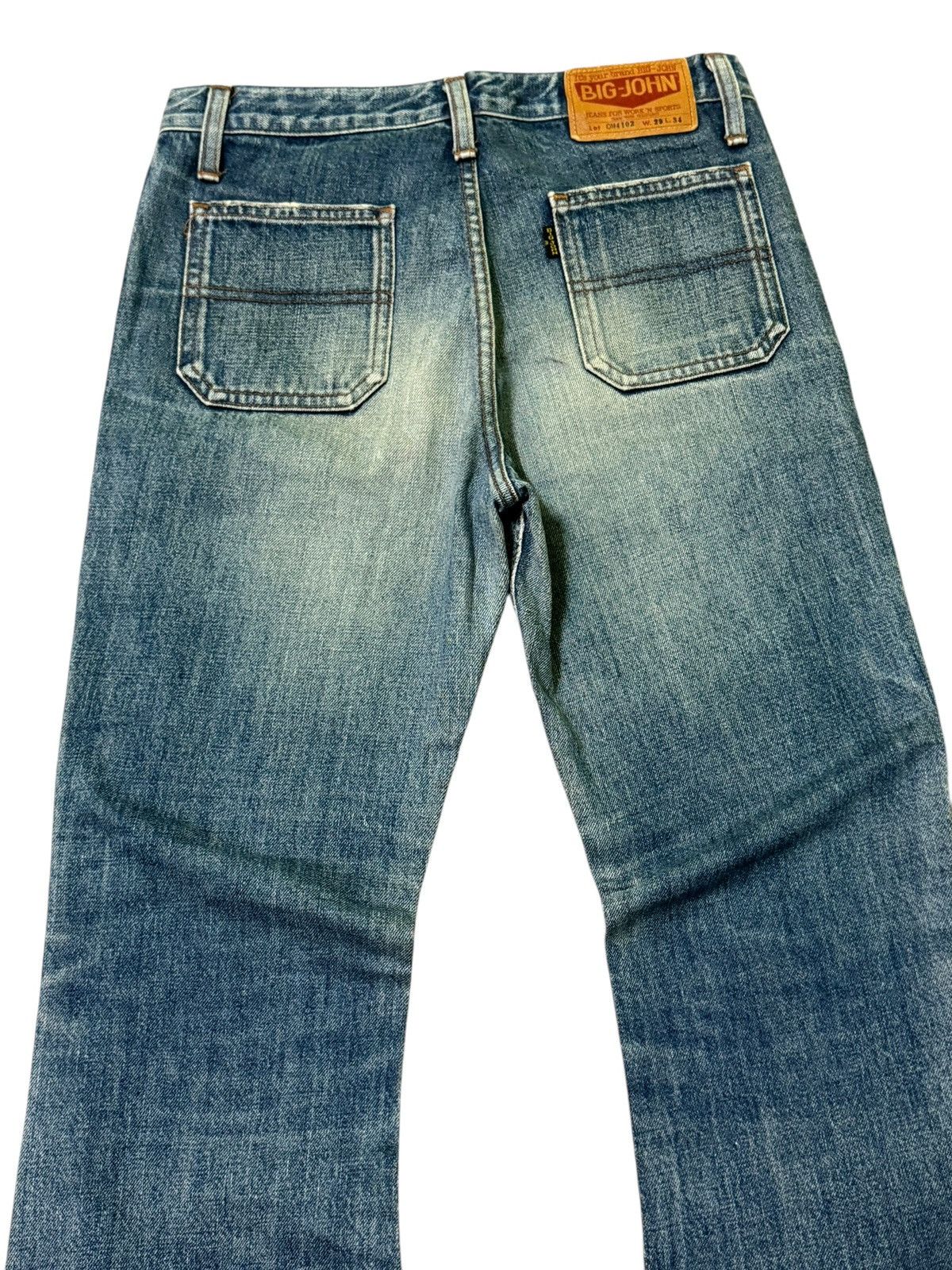 Big John × Vintage FLARED VINTAGE BIG JOHN BELL BOTTOM BOOTCUT JEANS Size US 28 / EU 44 - 8 Thumbnail