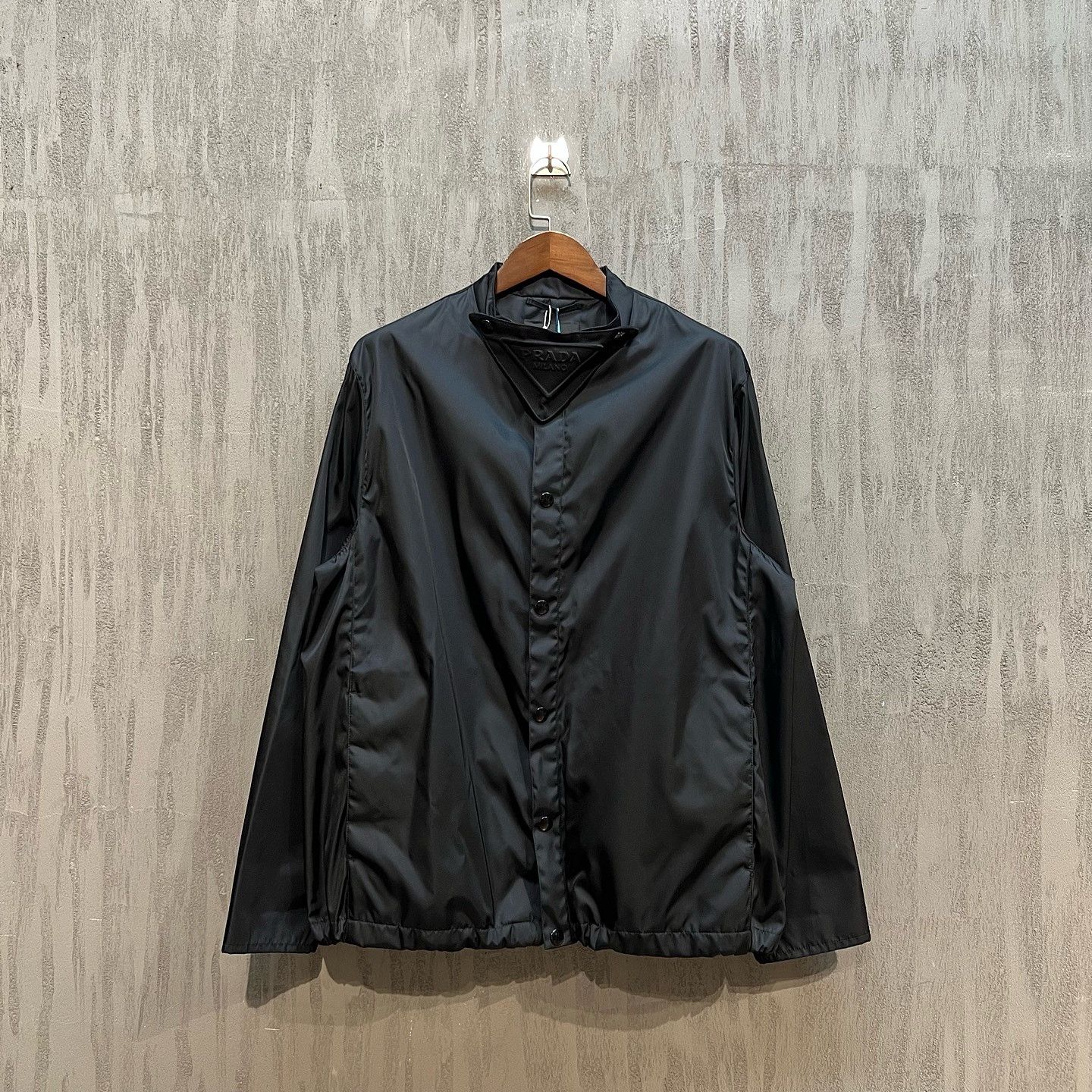 Prada Prada Nylon Snap Button Jacket Size XL Size US XL / EU 56 / 4 - 1 Thumbnail