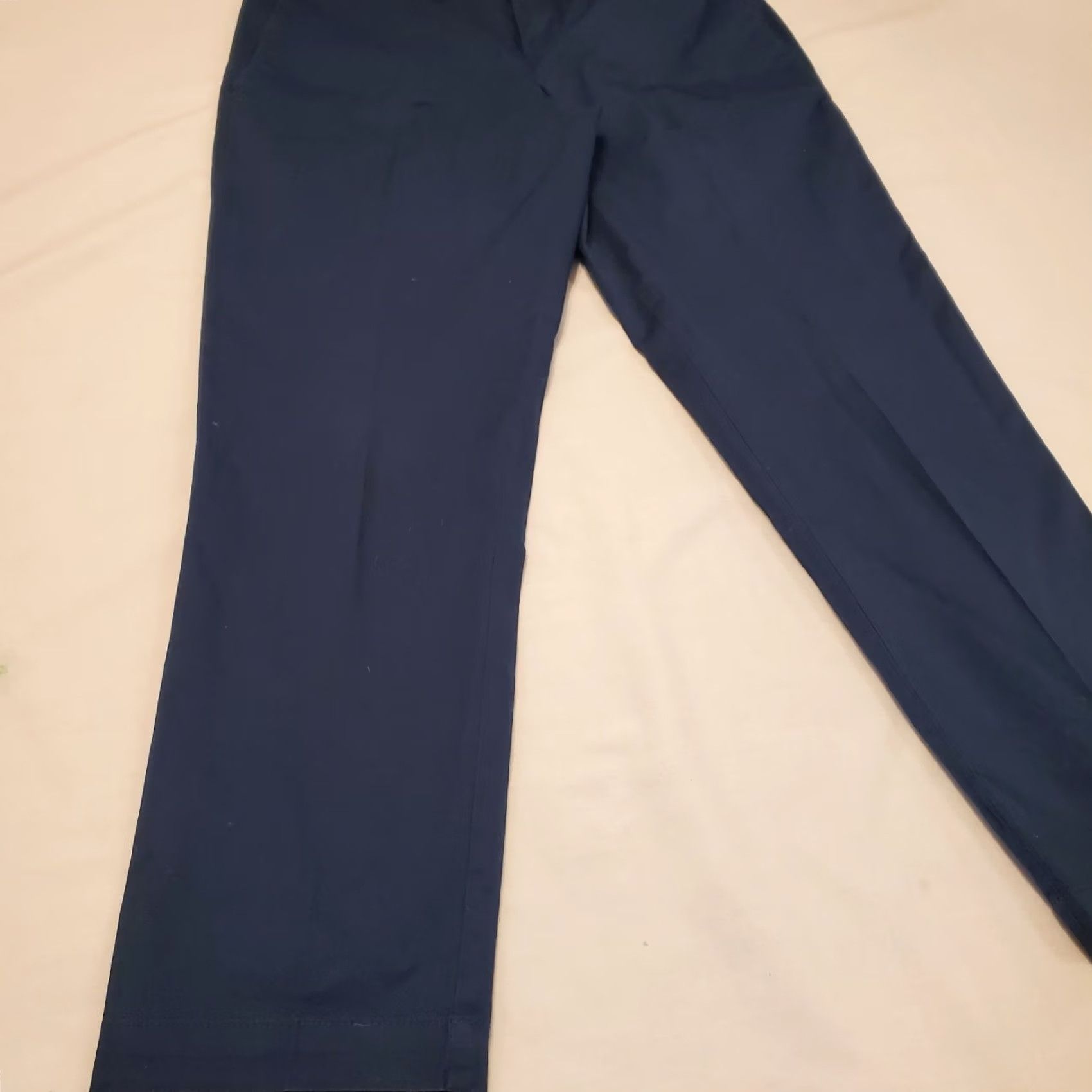 Vintage KUT From the Kloth Pants Sz 4 Women Dark Blue Crop Trousers Career Business Ankle Size 27" / US 4 / IT 40 - 5 Thumbnail