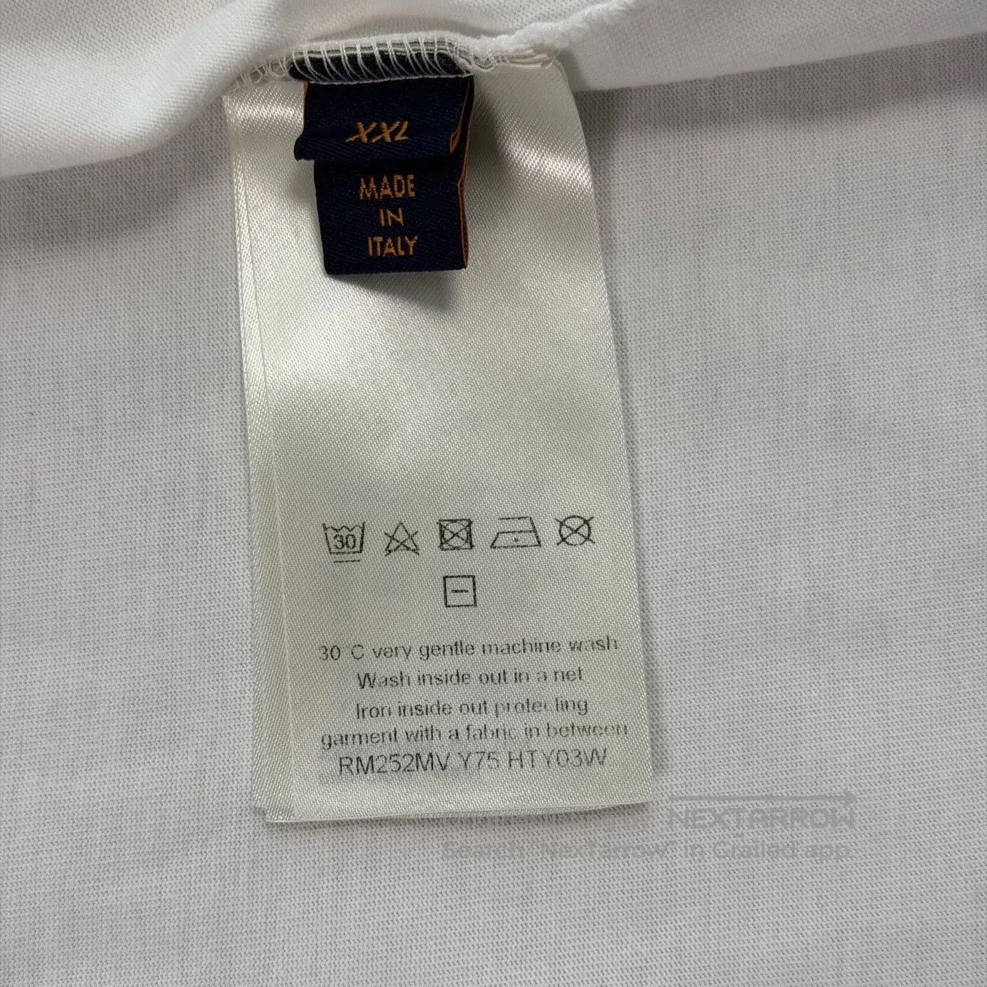 Louis Vuitton LV 25 Three Flower Beaded T-shirt. Size US XXL / EU 58 / 5 - 4 Thumbnail