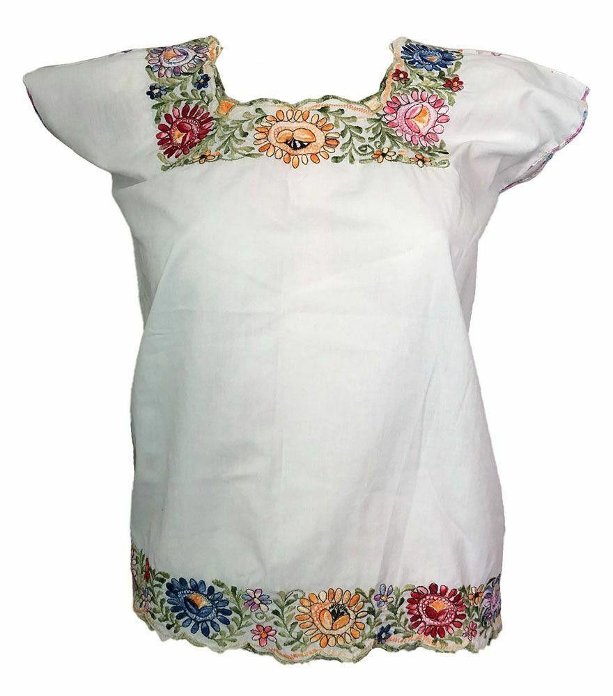 New White Hand Made Embroidered Dress Mestiza S