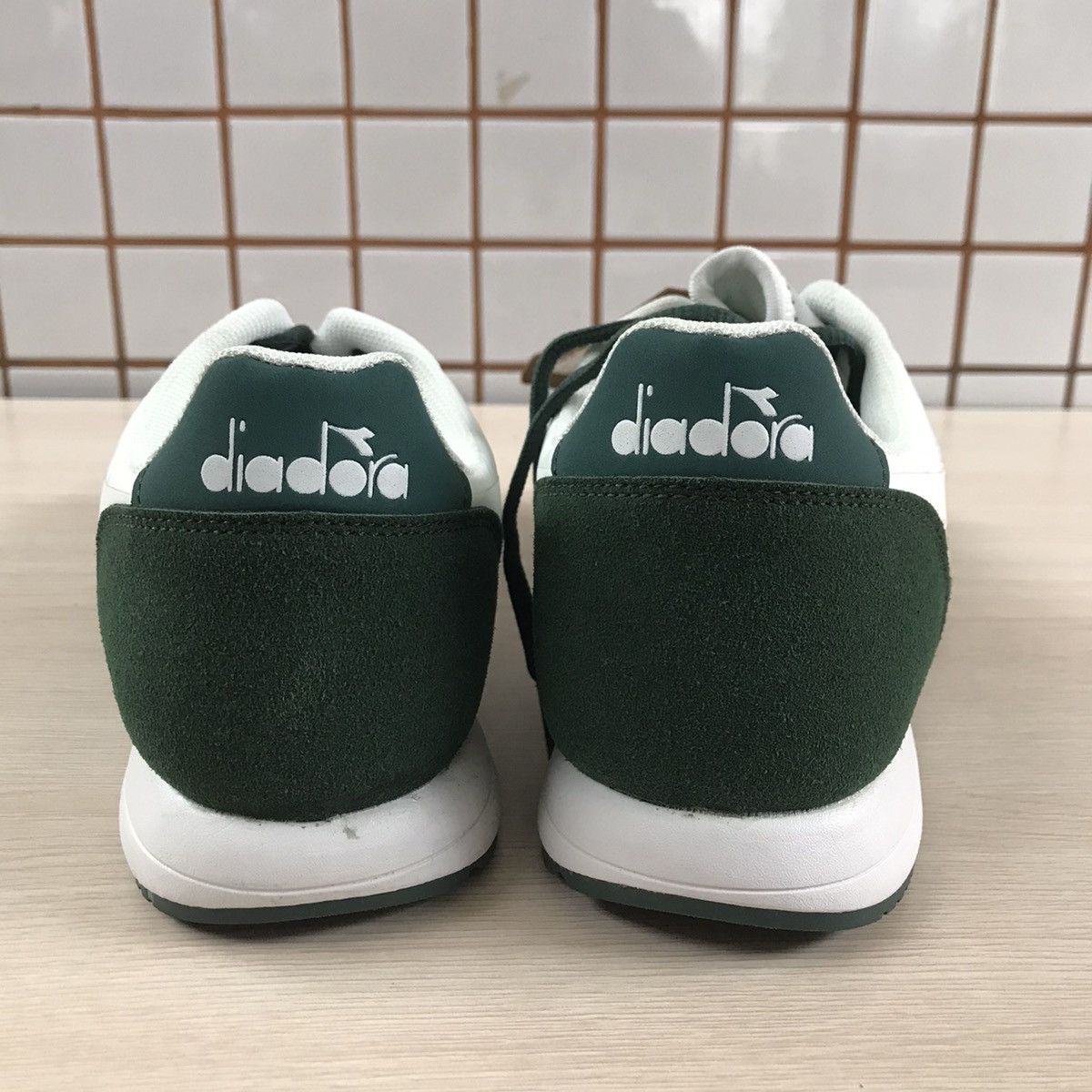 Diadora Diadora Fabien Casual Trainner Shoes Green Suede nylon new Size US 8 / EU 41 - 6 Thumbnail