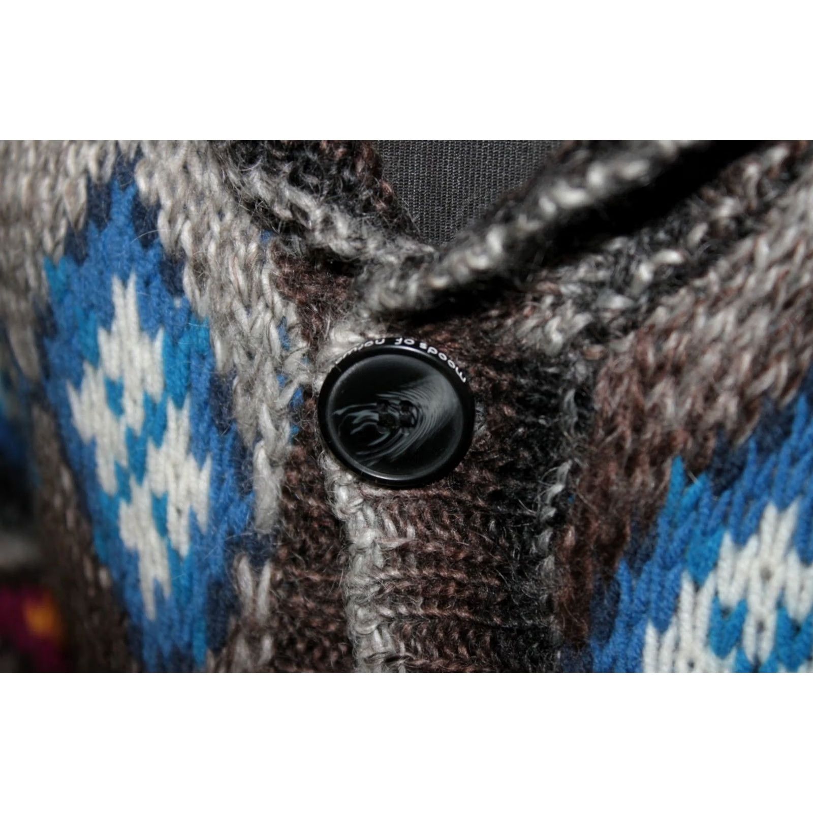 Vintage Moods of Norway mens wool cardigan jumper M Multicoloured Size US M / EU 48-50 / 2 - 3 Thumbnail