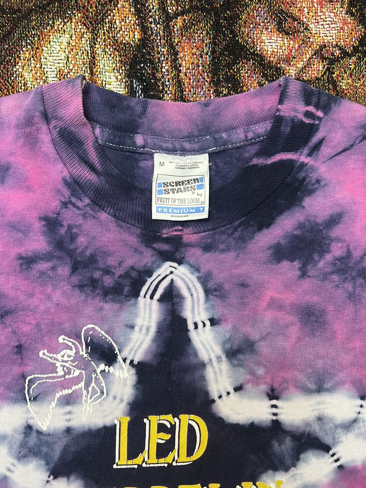 Band Tees Vintage Led Zeppelin Tie Dye LS Size US M / EU 48-50 / 2 - 5 Thumbnail