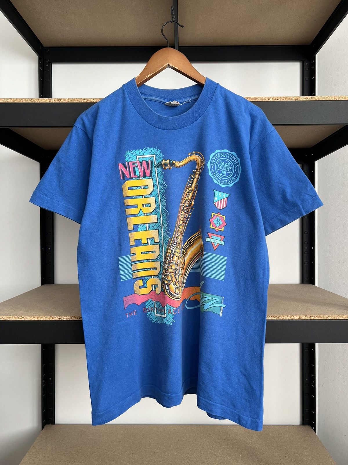 Vintage 1989 New Orleans The Birthplace of Jazz USA T-shirt